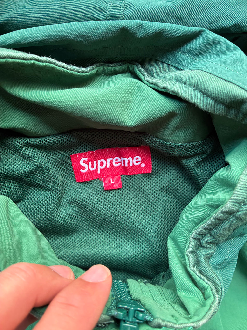 Supreme “HALF ZIP ARC LOGO” Jacket (L)