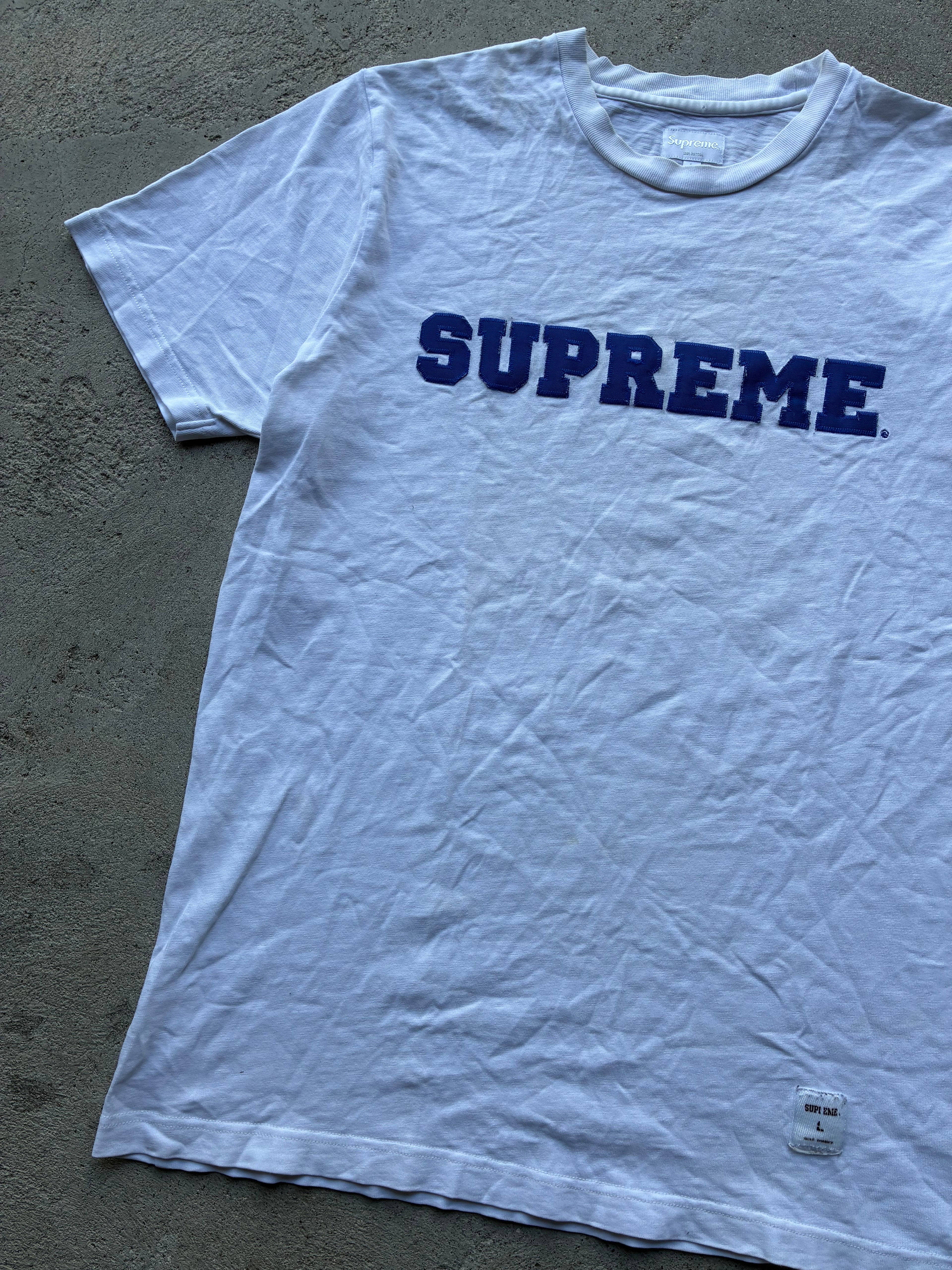 Supreme “COLLEGIATE” Tee (L)
