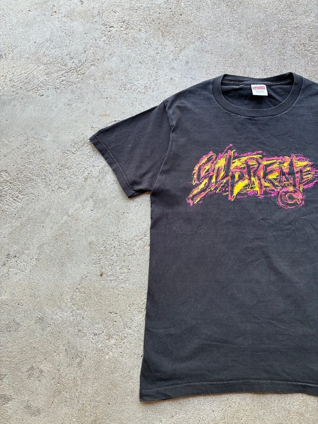 Supreme “SCRATCH BLACK FW20” tee (S)