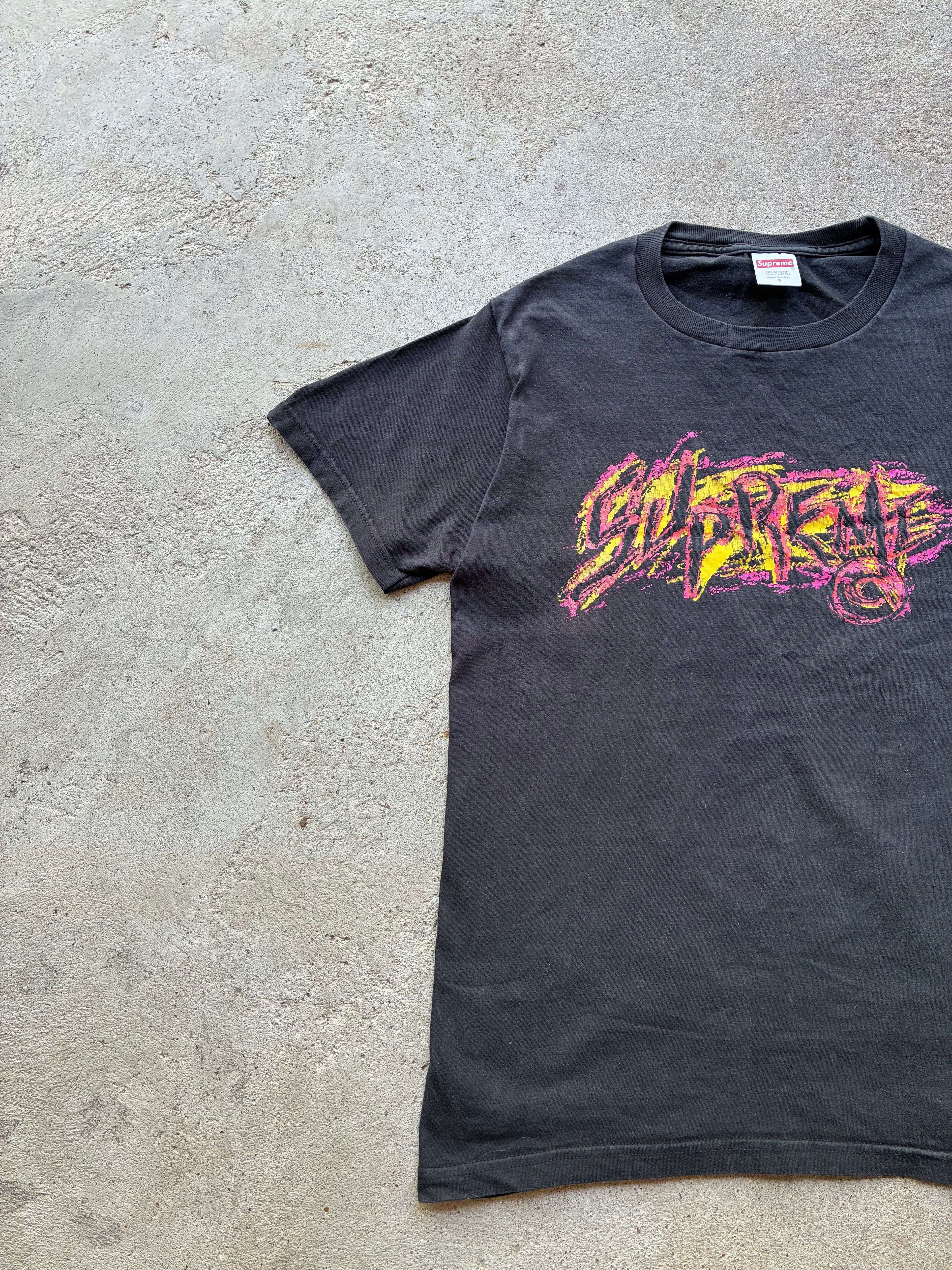 Supreme “SCRATCH BLACK FW20” tee (S)