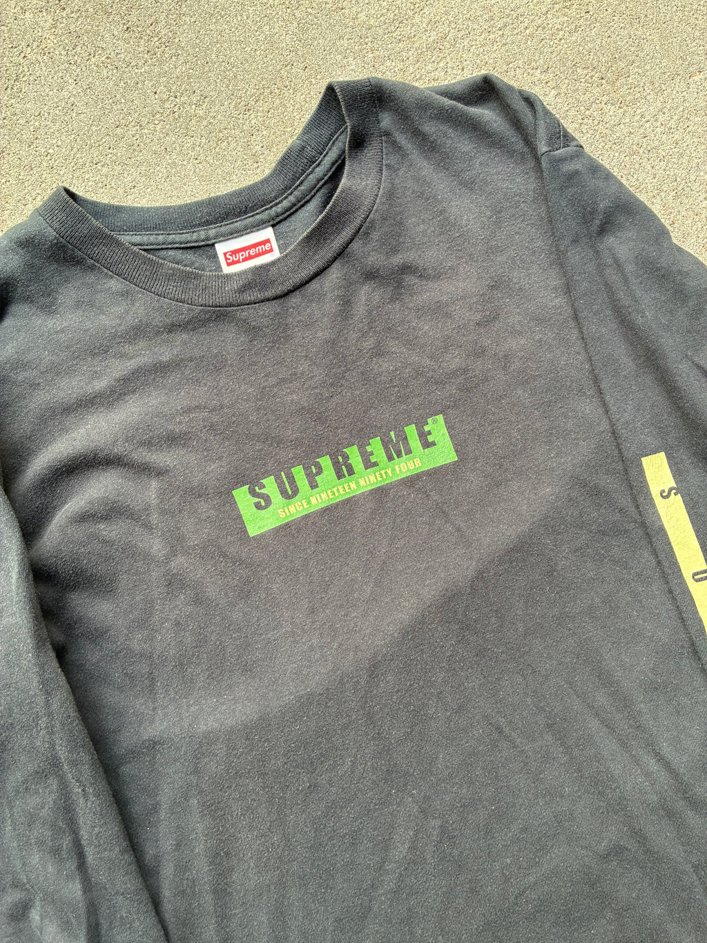 Supreme “LOGO” Long Sleeve (S)