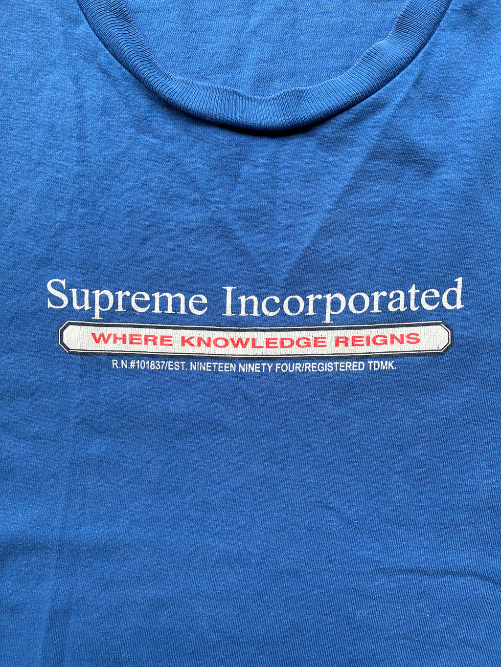 Supreme “INCORPORATED” Tee (M)