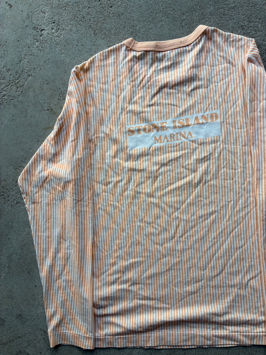 Peach Stone Island Marina Long Sleeve (L)