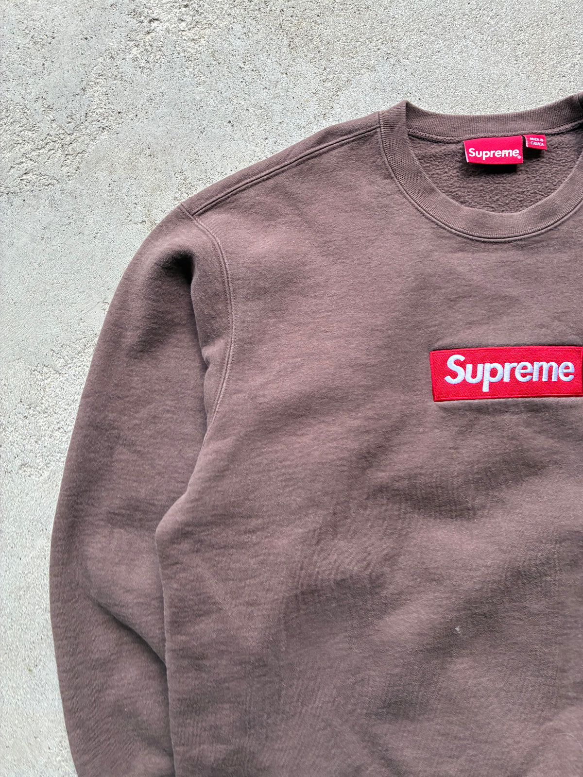 Supreme “ BROWN BOX LOGO” Crewneck (M)