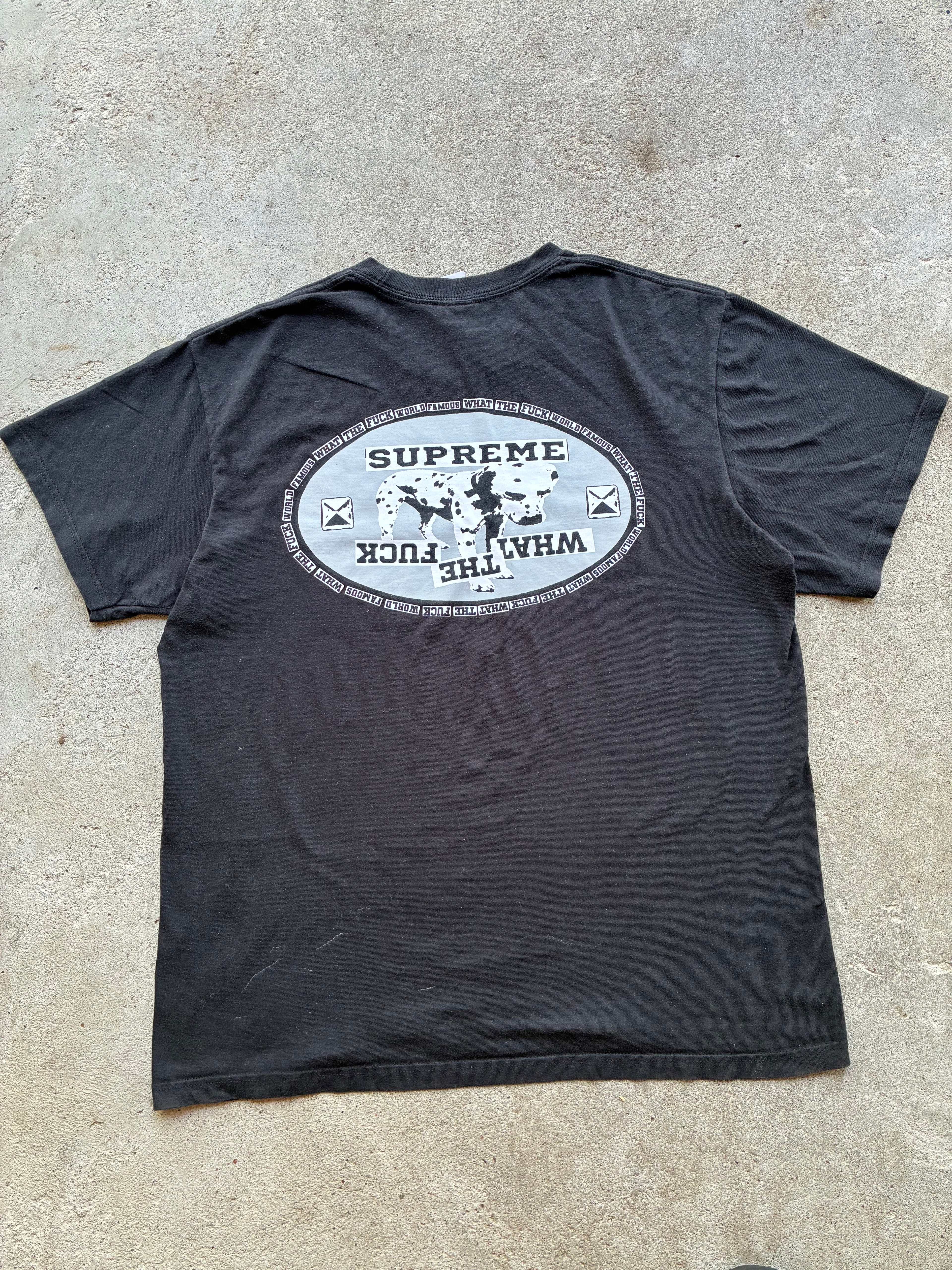 Supreme “DALMATIAN BLACK SS25” tee (M)