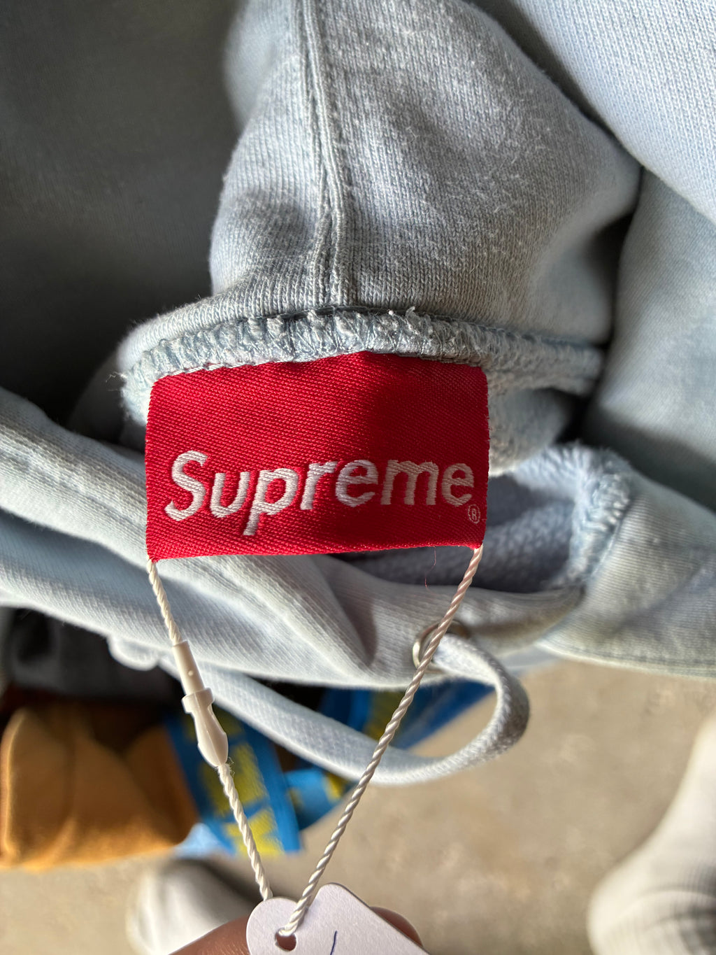 Supreme “BIG LOGO” Hooded Hoodie (L)