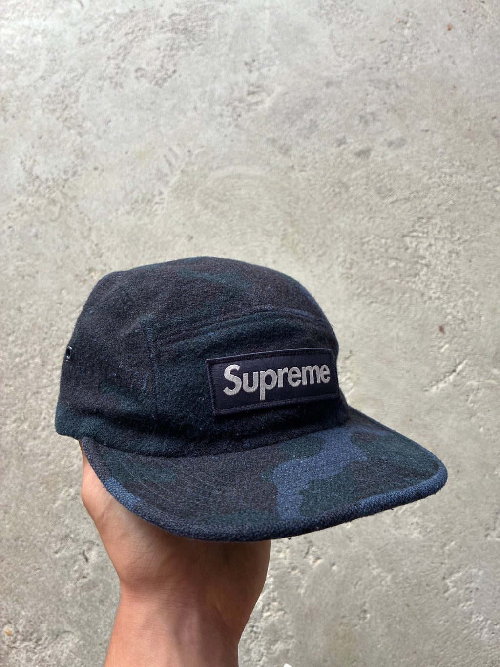 Supreme “CAMO WOOL” Camp Cap (Adjustable)