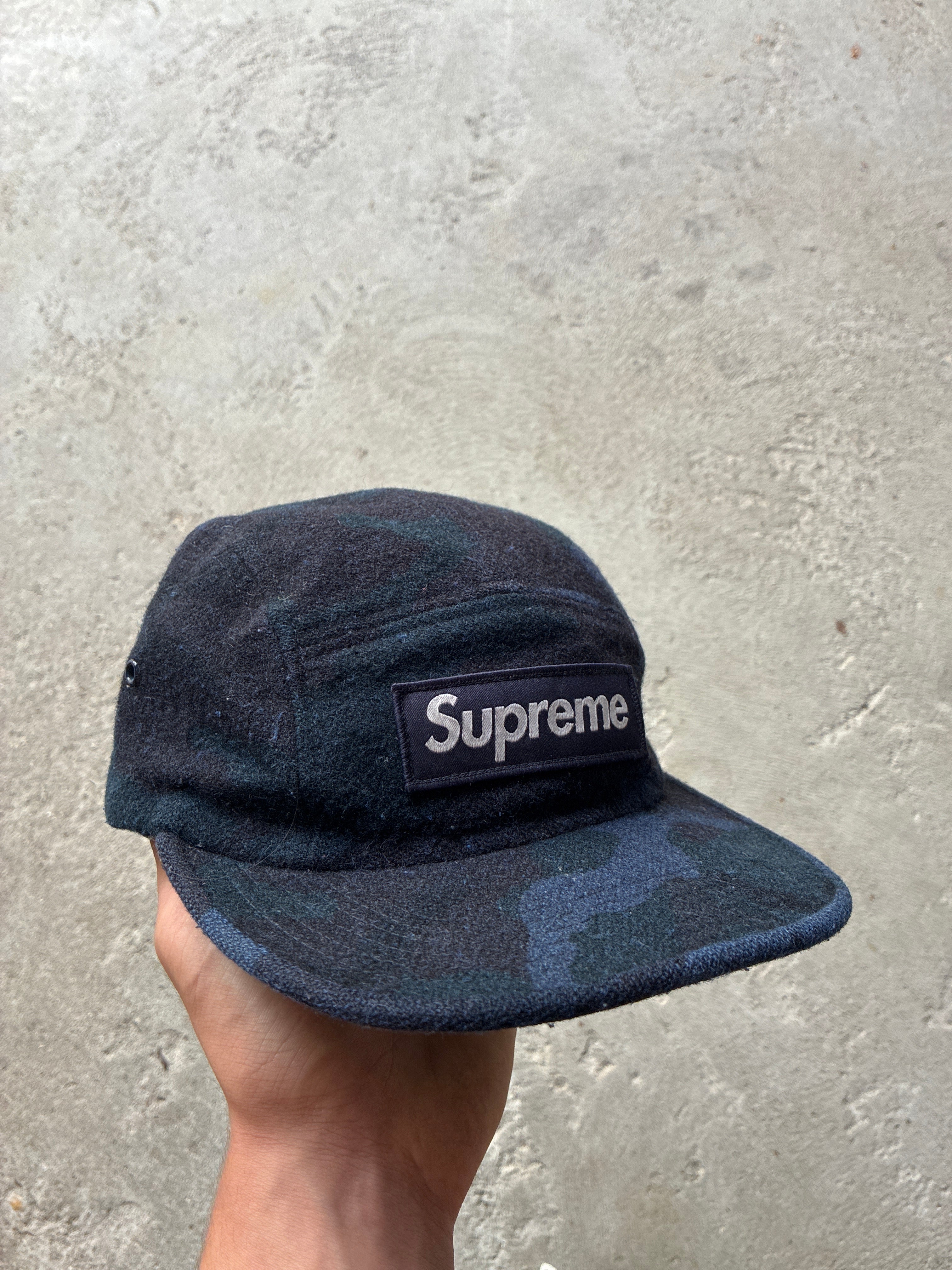 Supreme “CAMO WOOL” Camp Cap (Adjustable)