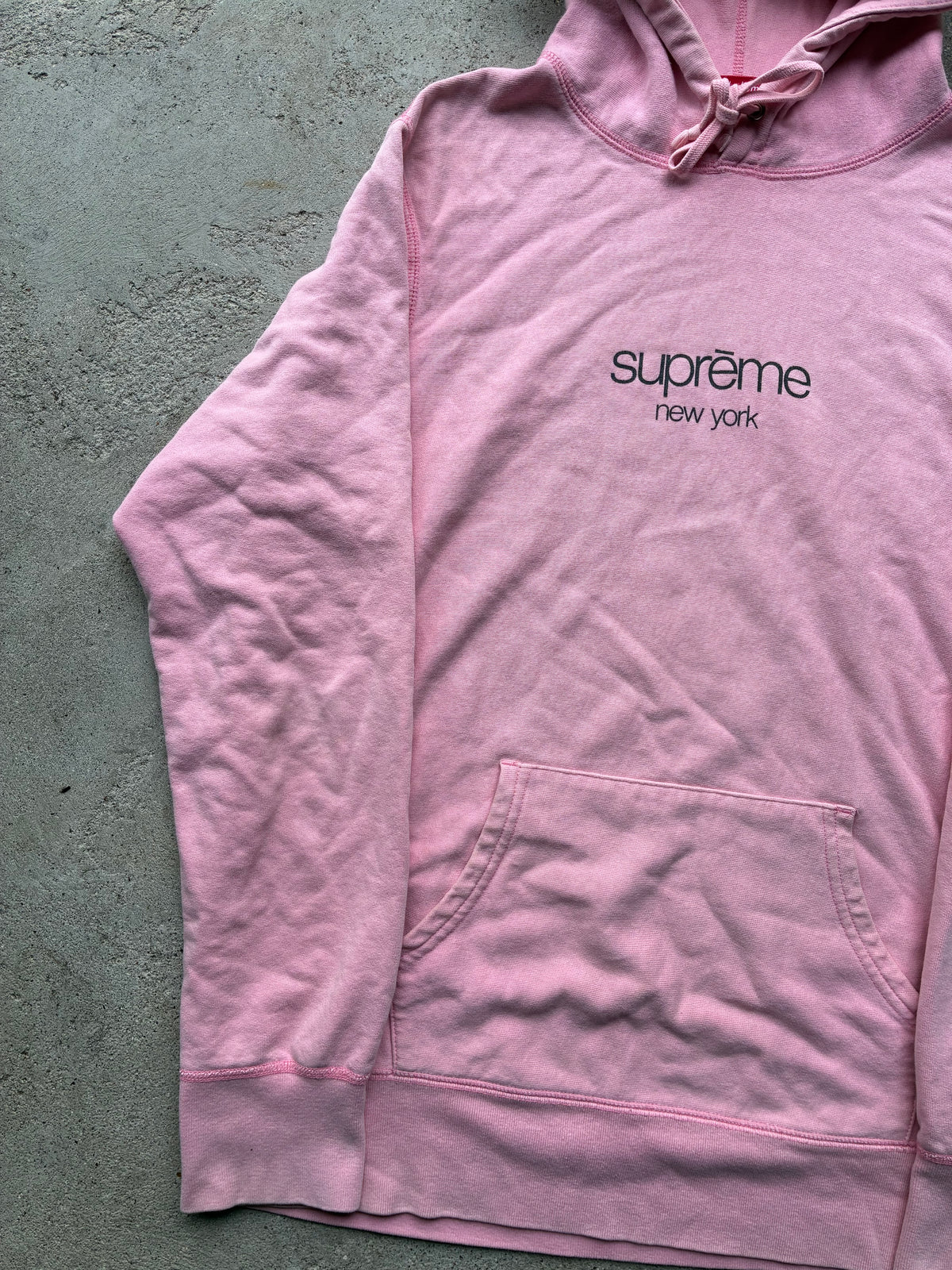 Supreme “PINK NEW YORK” Hoodie (M)