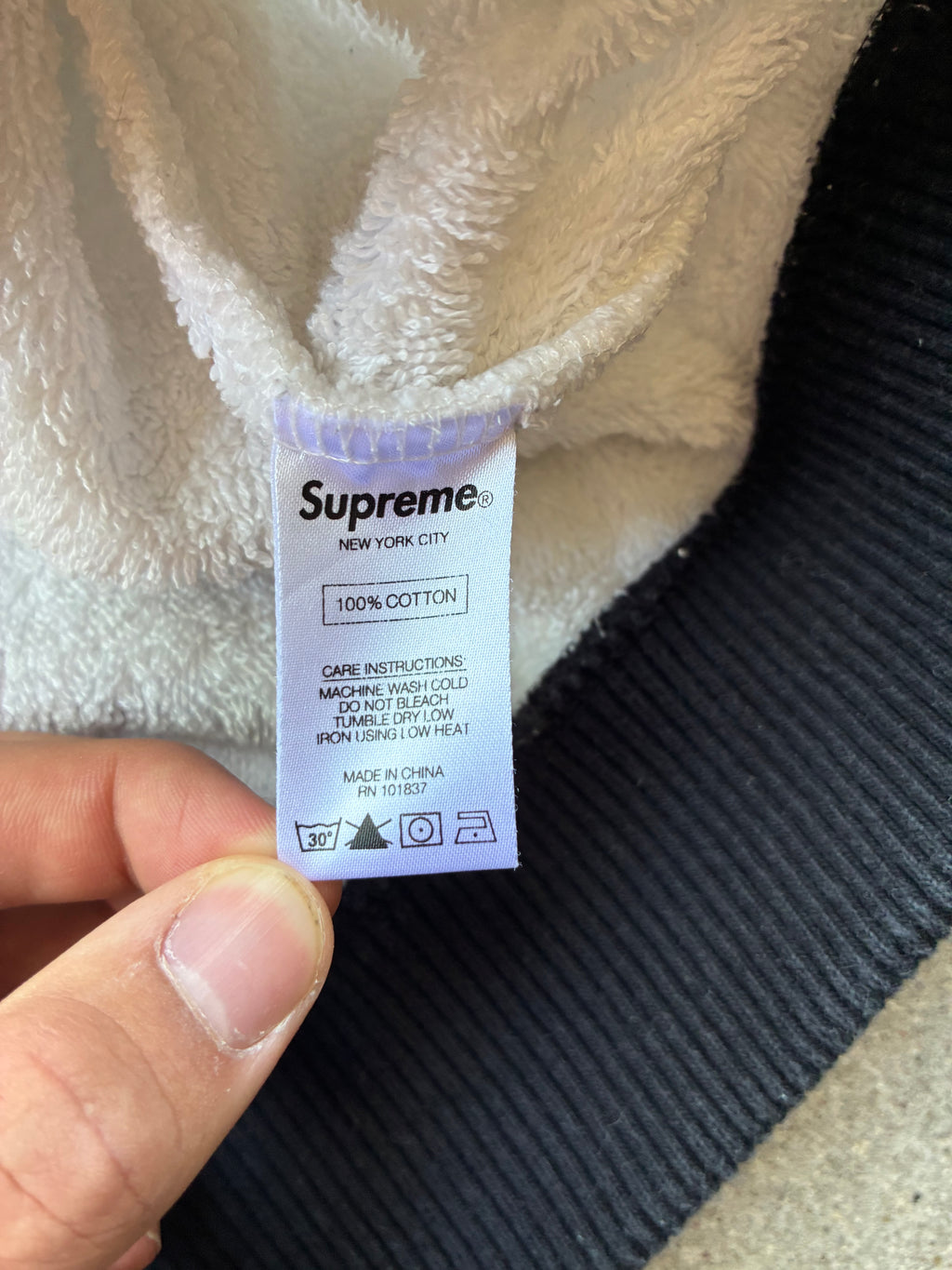 Supreme “TERRY” Crewneck (M)