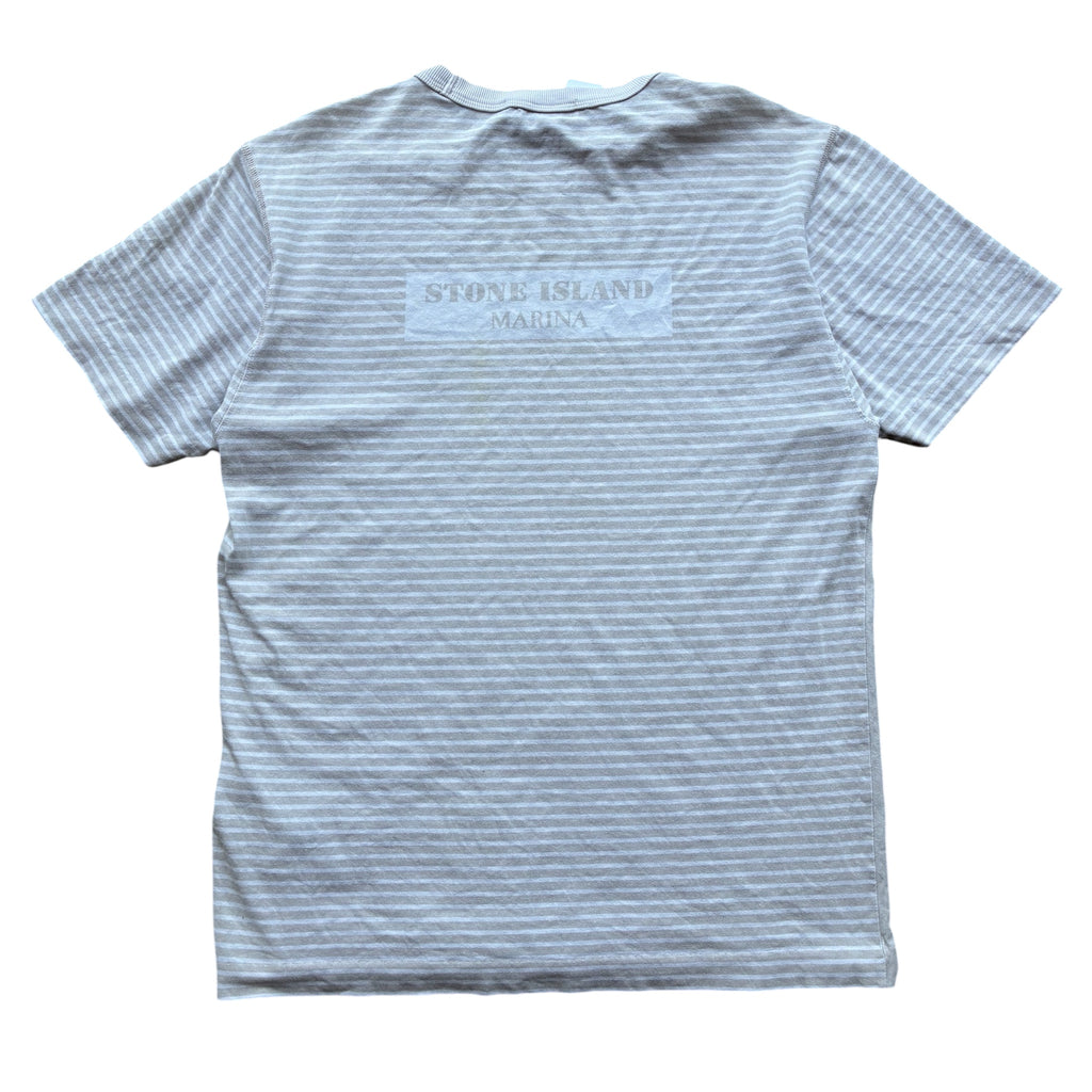 Stone Island “STRIPED MARINA” Tee (M)
