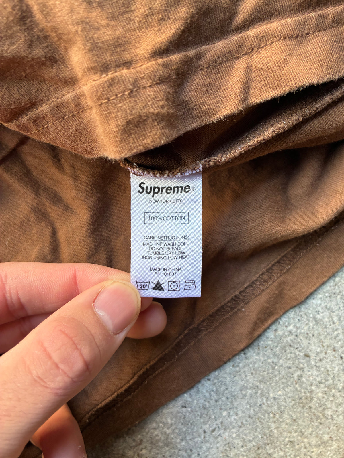 Supreme “CREST FW18” Long sleeve (M)