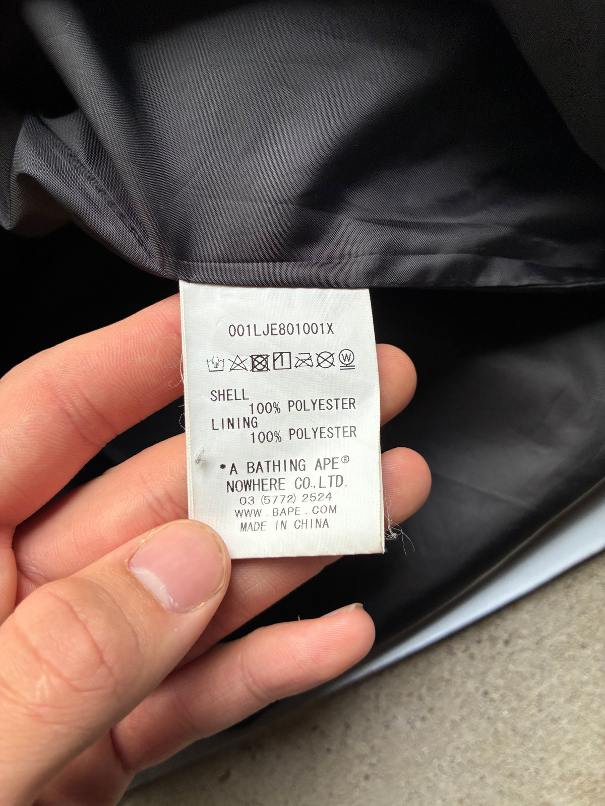 Bape “REFLECTICE” Coach Jacket (L)