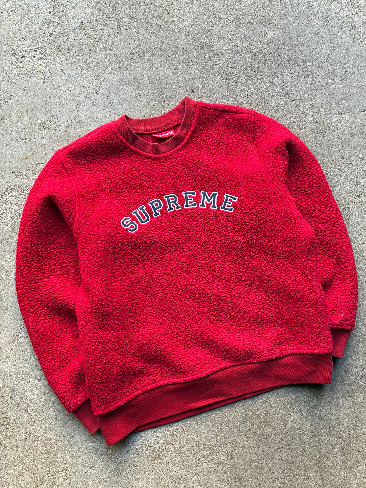 Supreme “POLARTEC DEEP PILE” Crewneck (M)