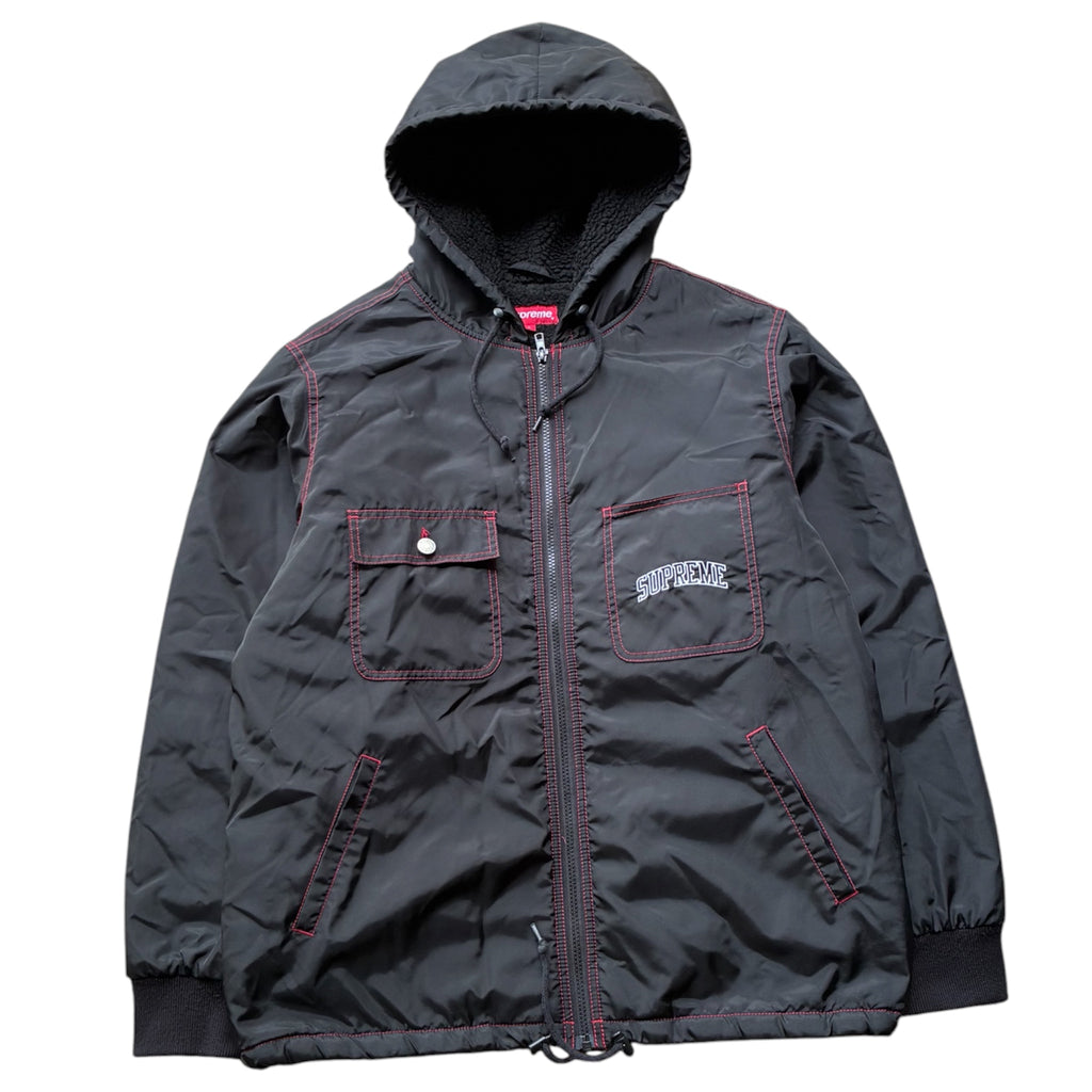 Supreme “SHERPA LINED NYLON” Jacket (L)