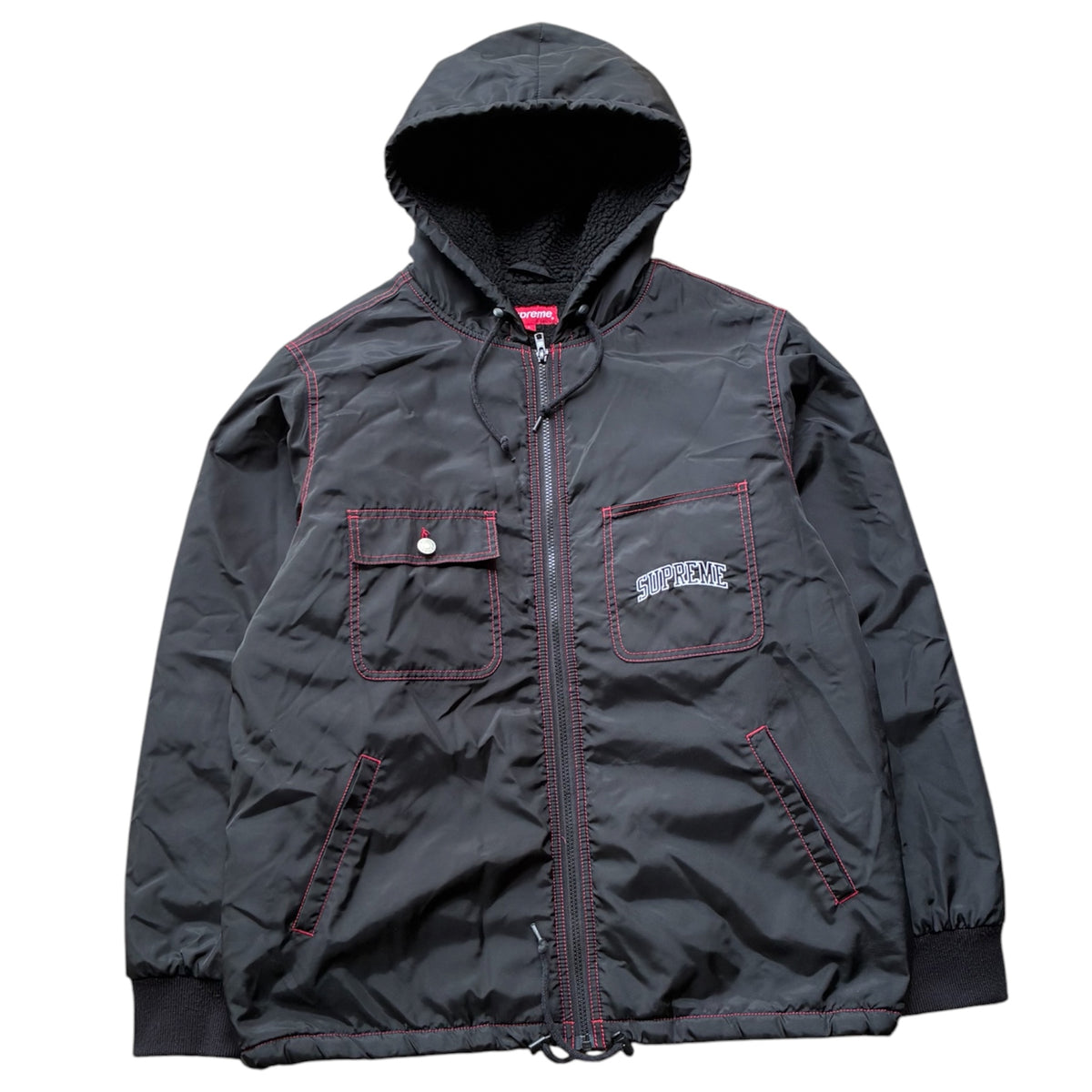 Supreme “SHERPA LINED NYLON” Jacket (L)