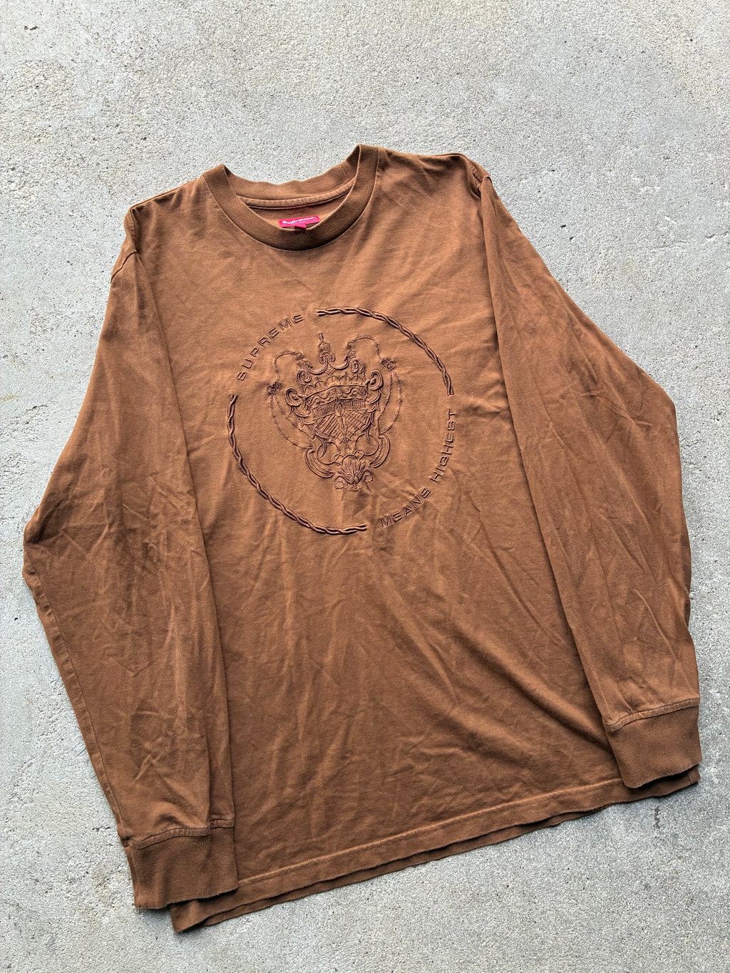 Supreme “LOGO” Long Sleeve (L)