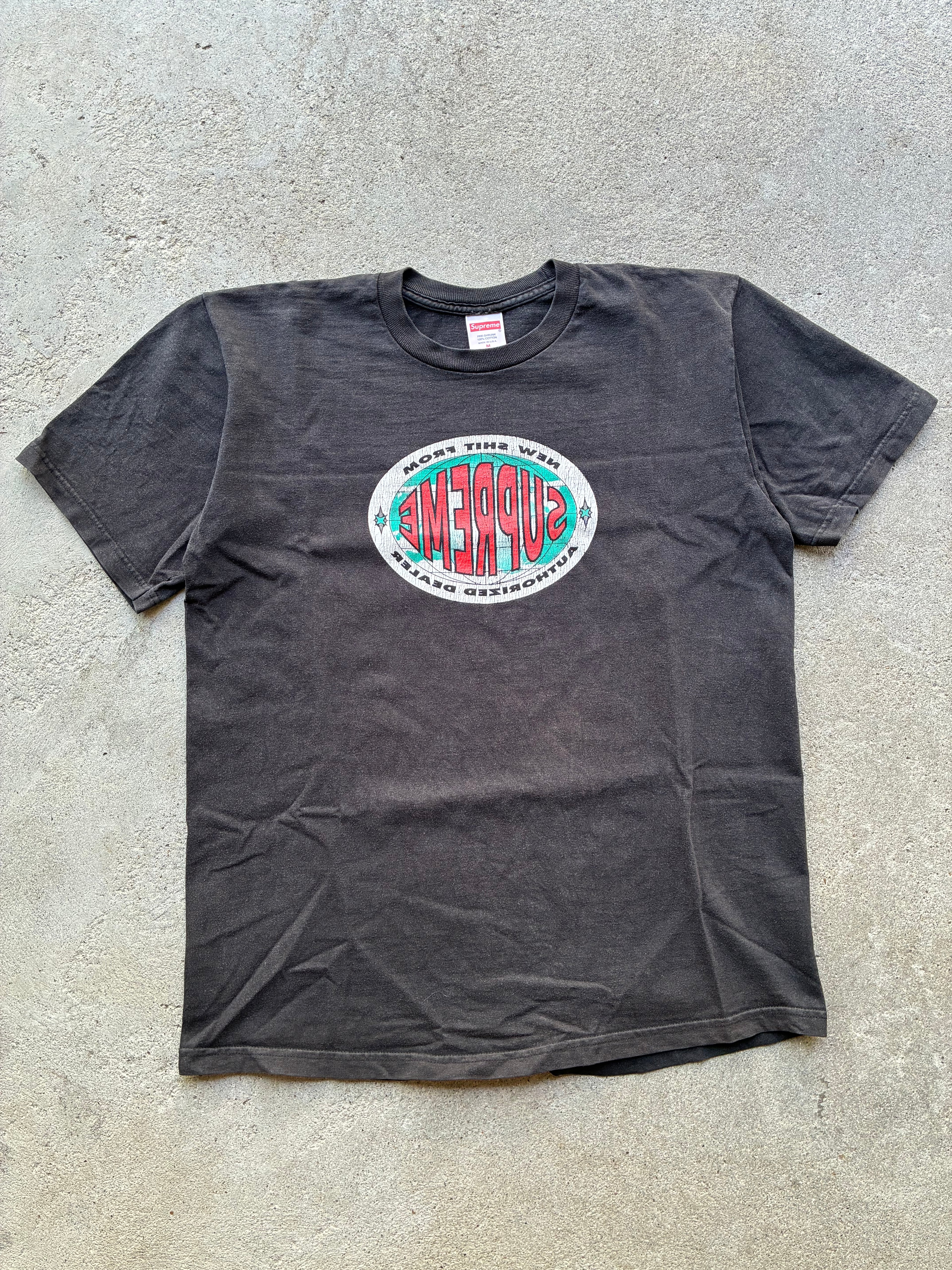 Supreme "NEW SH*T FROM AUTHORiZED DEALER” Tee (M)