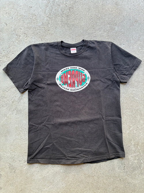 Supreme "NEW SH*T FROM AUTHORiZED DEALER” Tee (M)