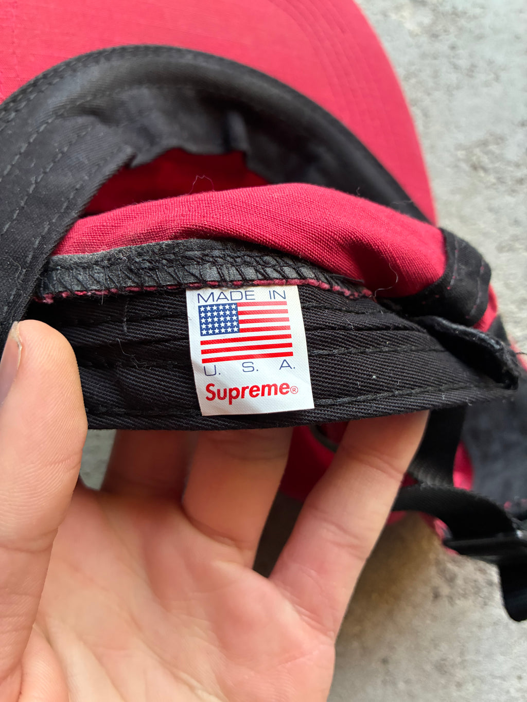 Rød Supreme camp cap (Adjustable)