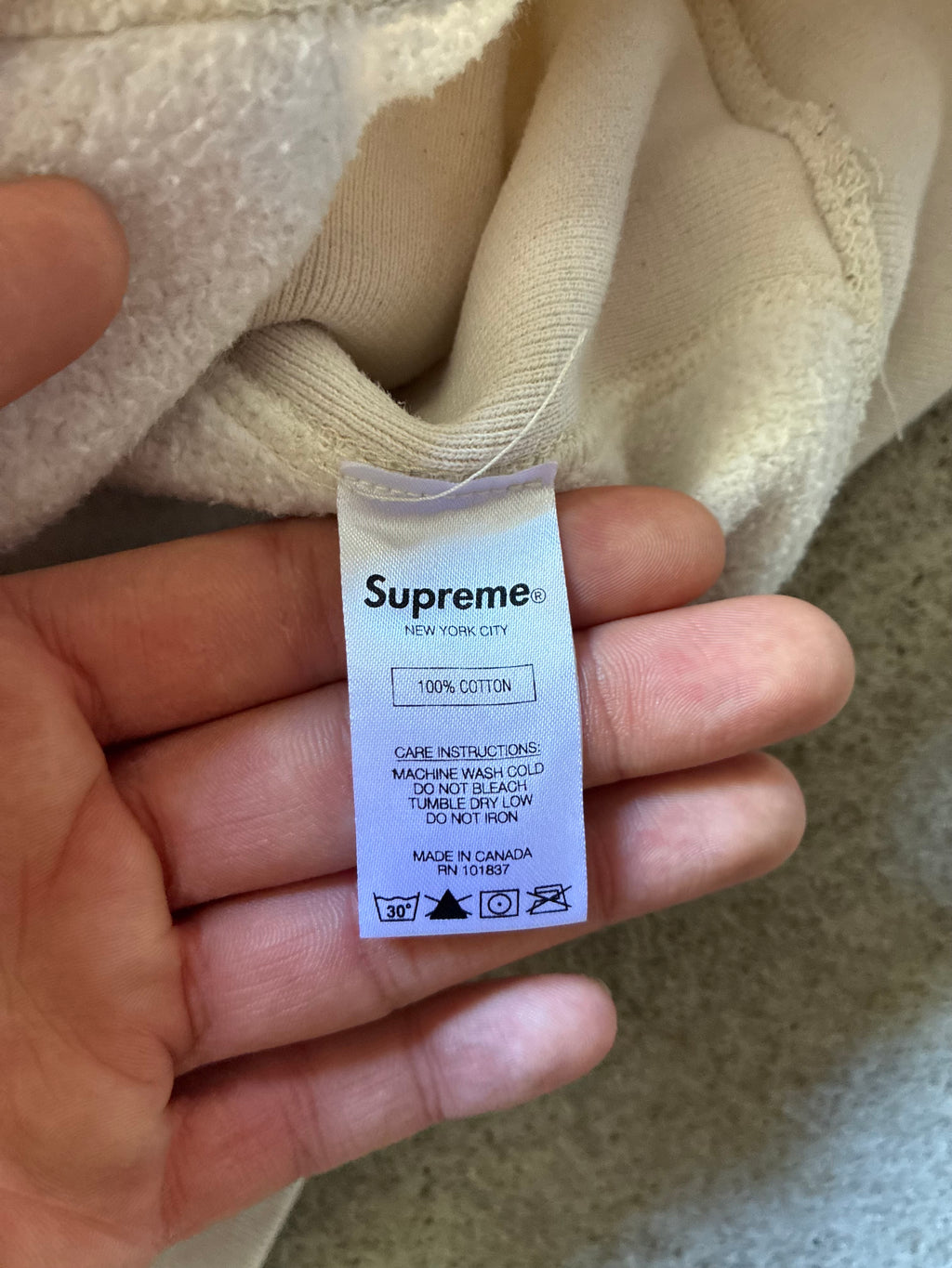 Supreme “DELTA LOGO” Hooded Hoodie (L)