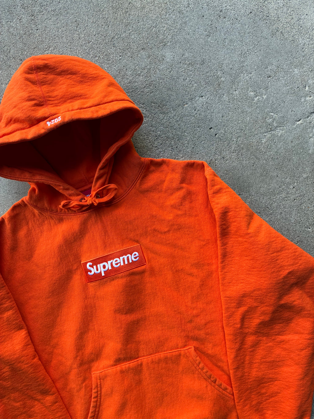 Supreme “ORANGE FW24” Box Logo Hoodie (S)