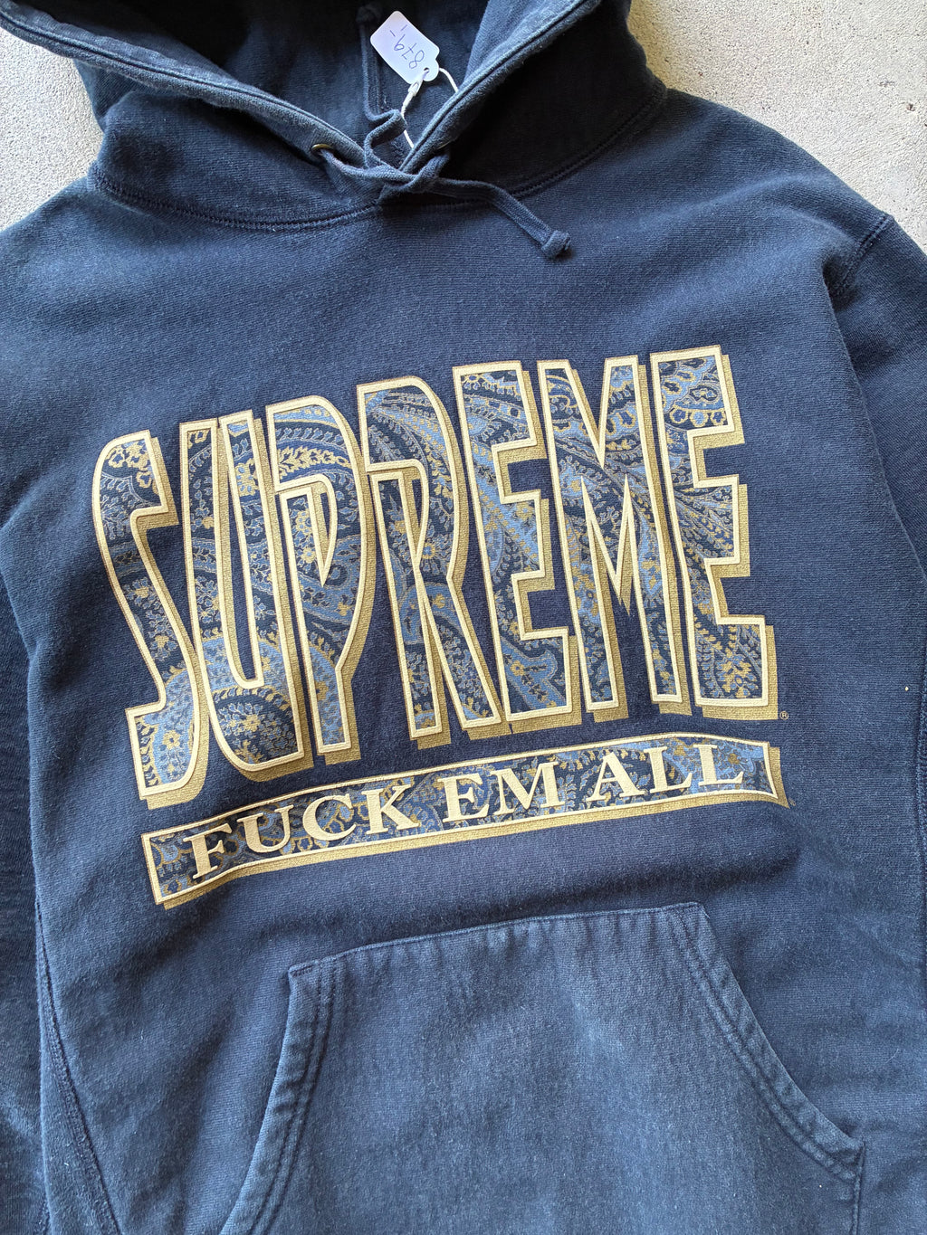 Supreme “F*CK EM ALL” Hoodie (M)