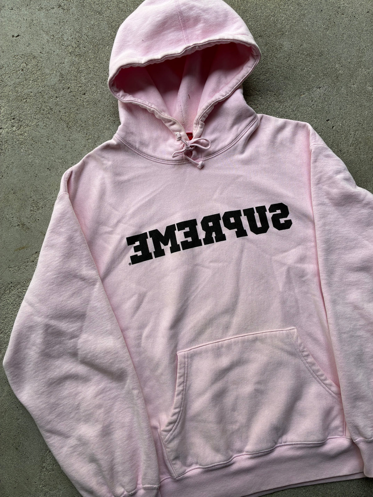 Supreme “REVERSE LOGO” Hooded Hoodie (M)