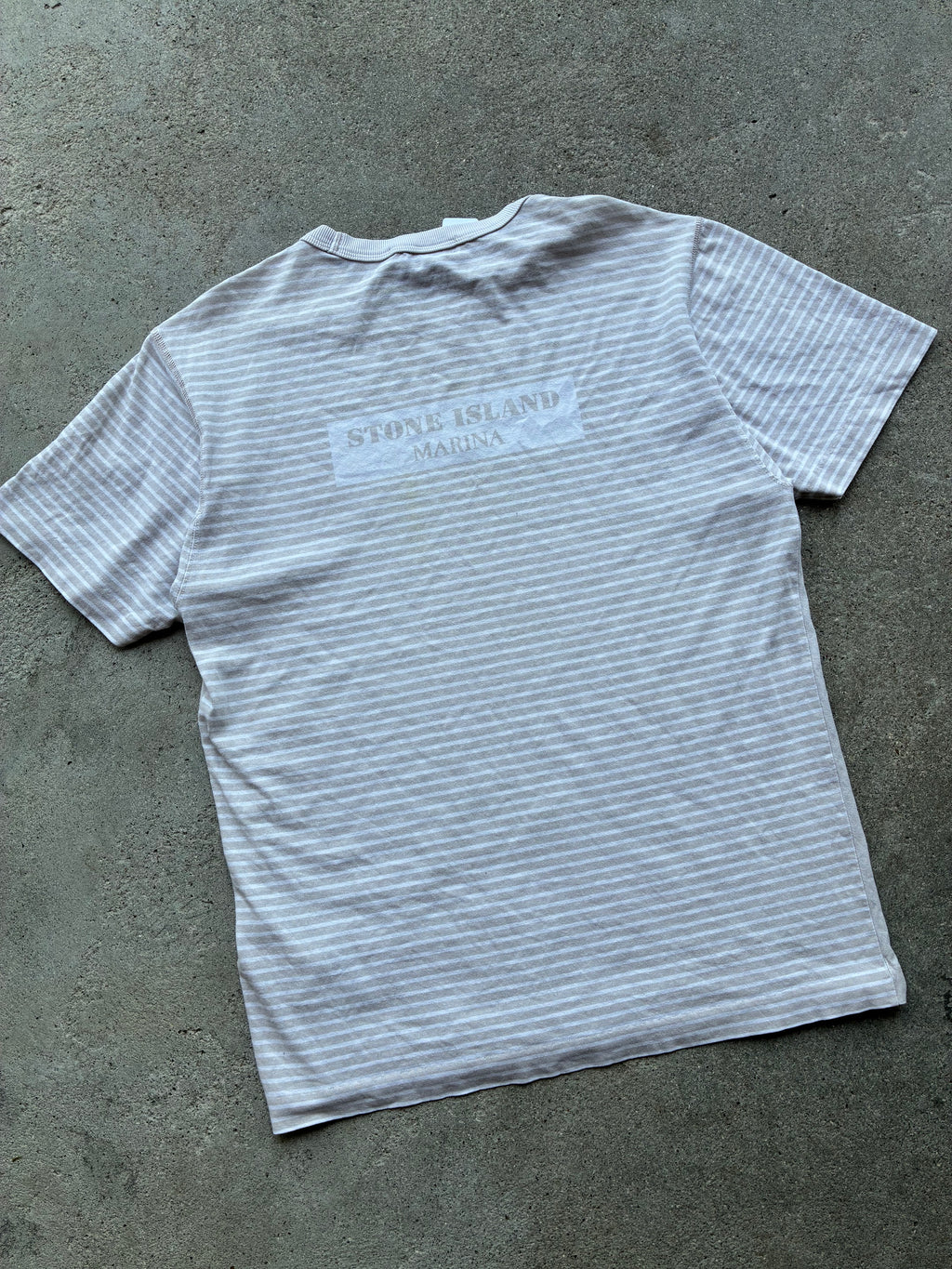 Stone Island “STRIPED MARINA” Tee (M)