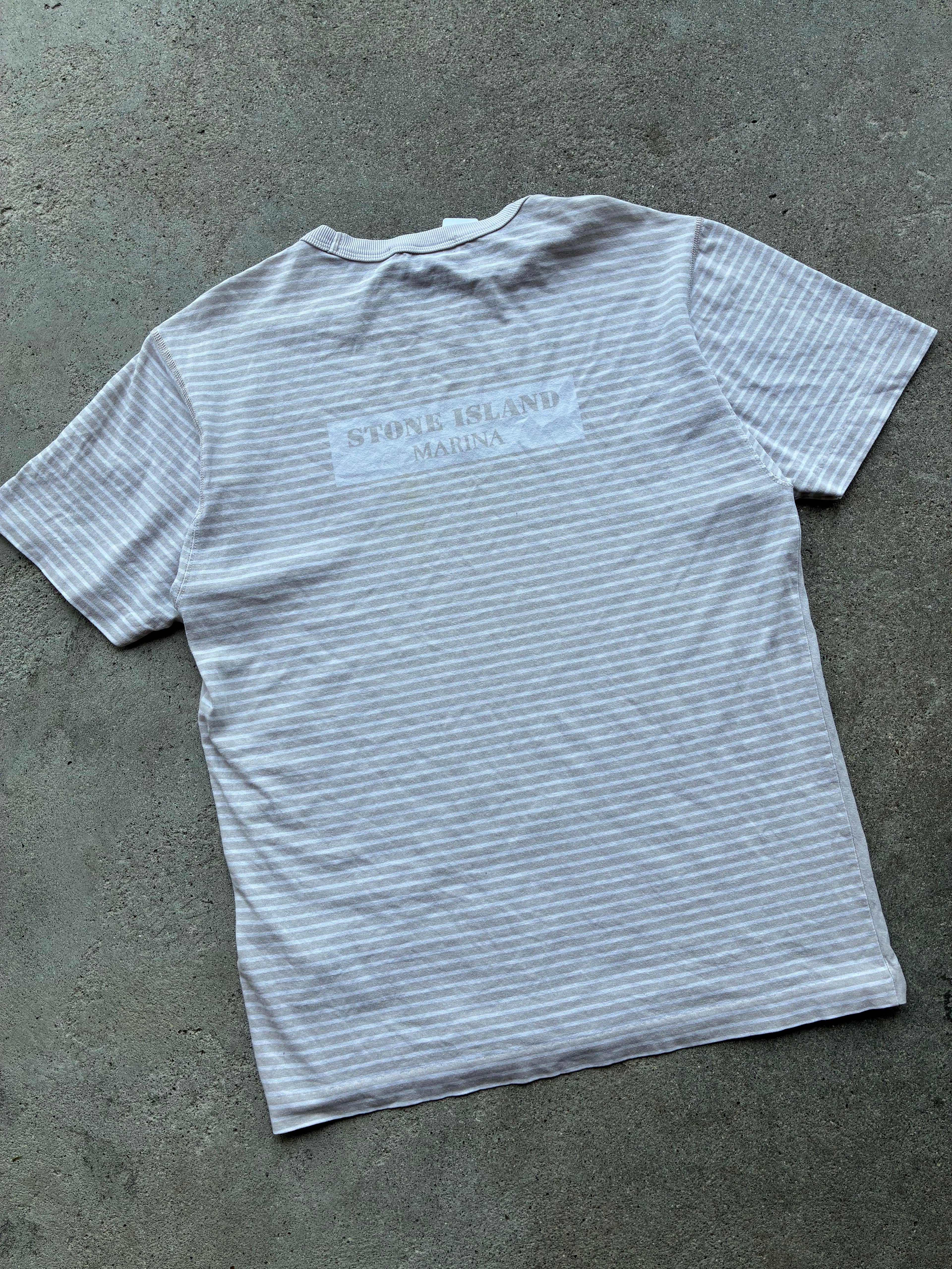 Stone Island “STRIPED MARINA” Tee (M)