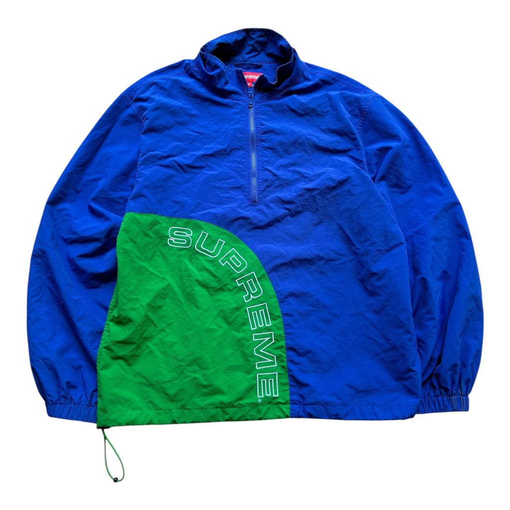 Supreme “CORNER ARC SS18” Half Zip Pullover (M)
