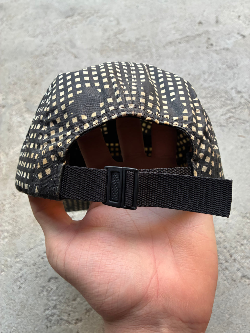 Supreme “GRID CAMO” Camp Cap (Adjustable)