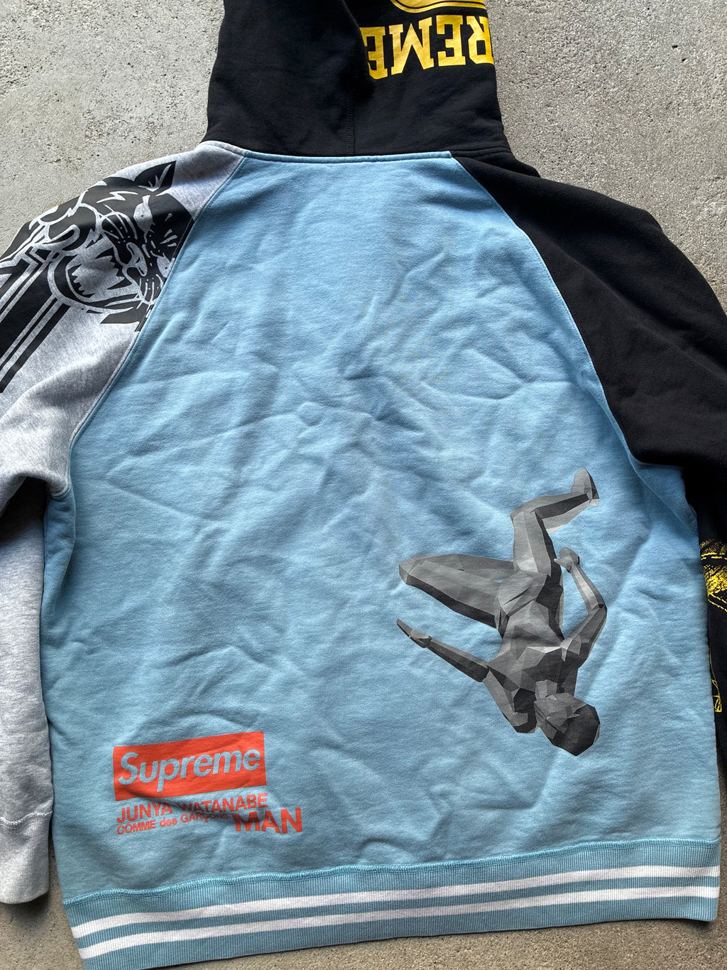 Supreme x junya watanabe zip up hoodie (L)