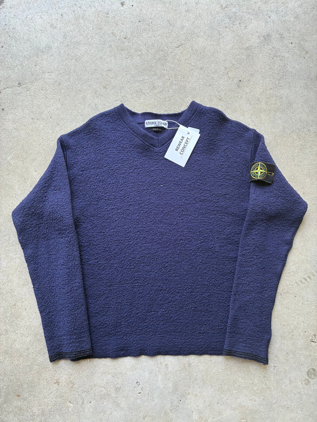 Stone Island (VINTAGE NAVY) sweater (S)