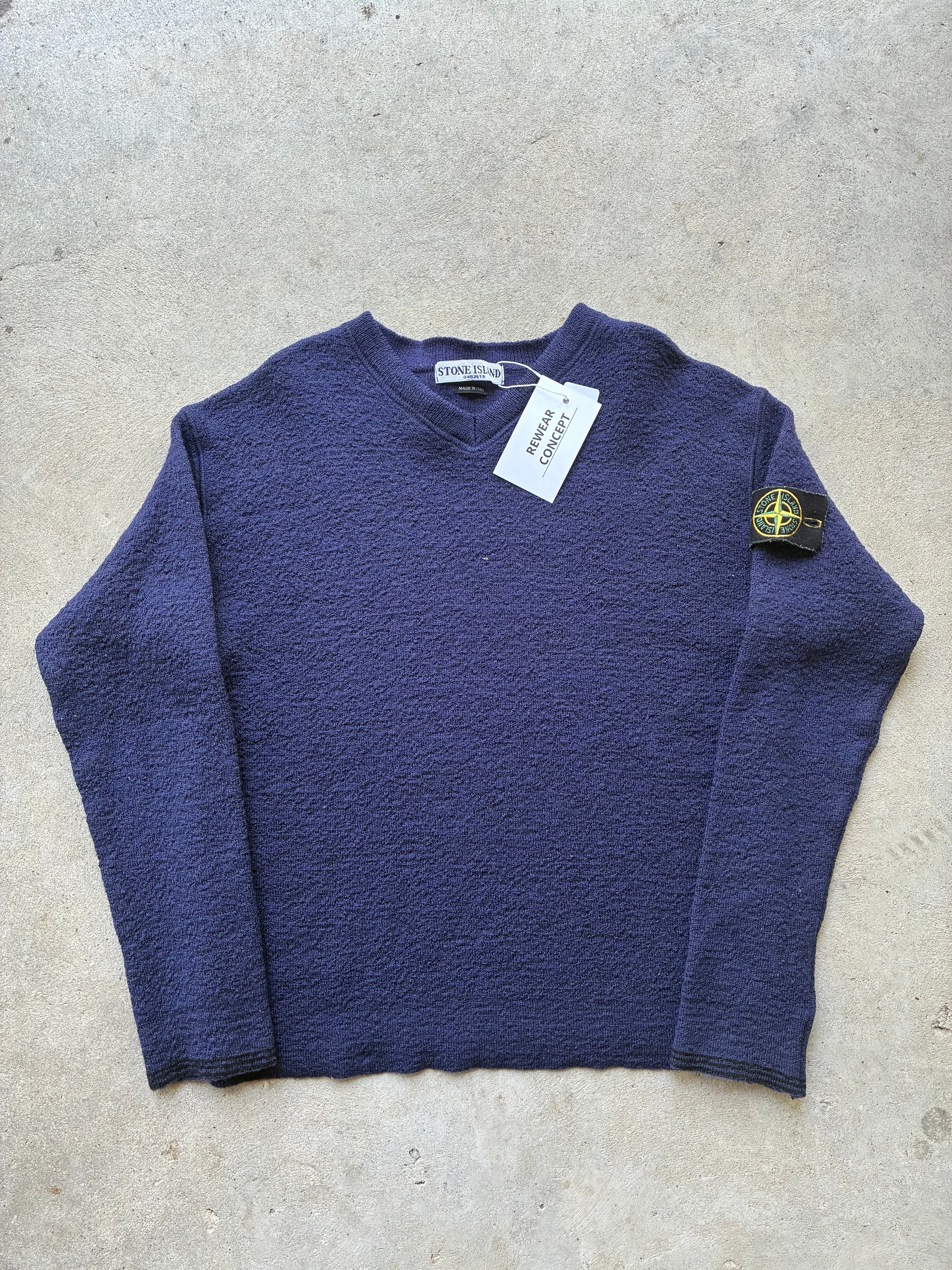 Stone Island (VINTAGE NAVY) sweater (S)