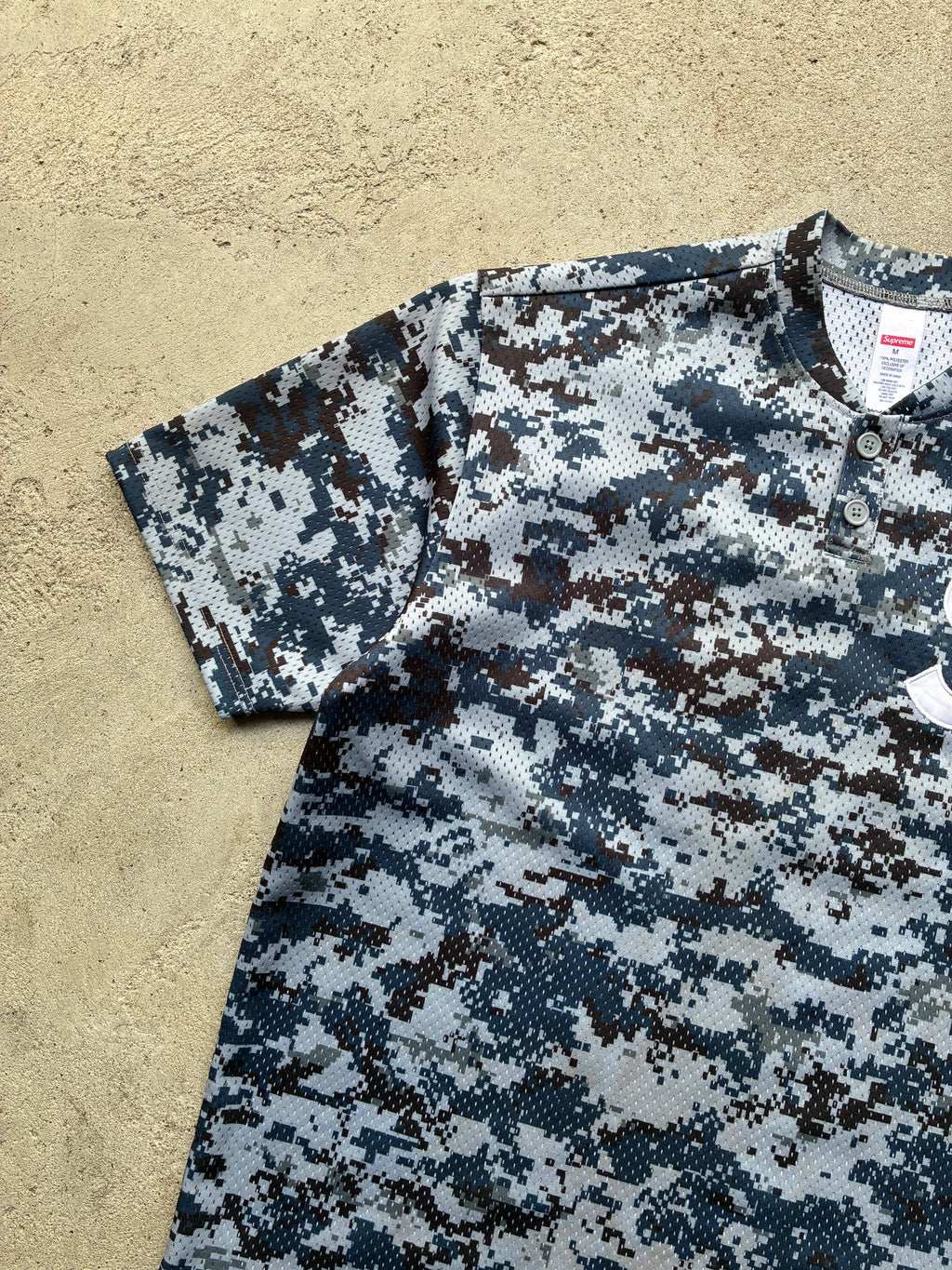 Supreme “S LOGO” Henley jersey (M)