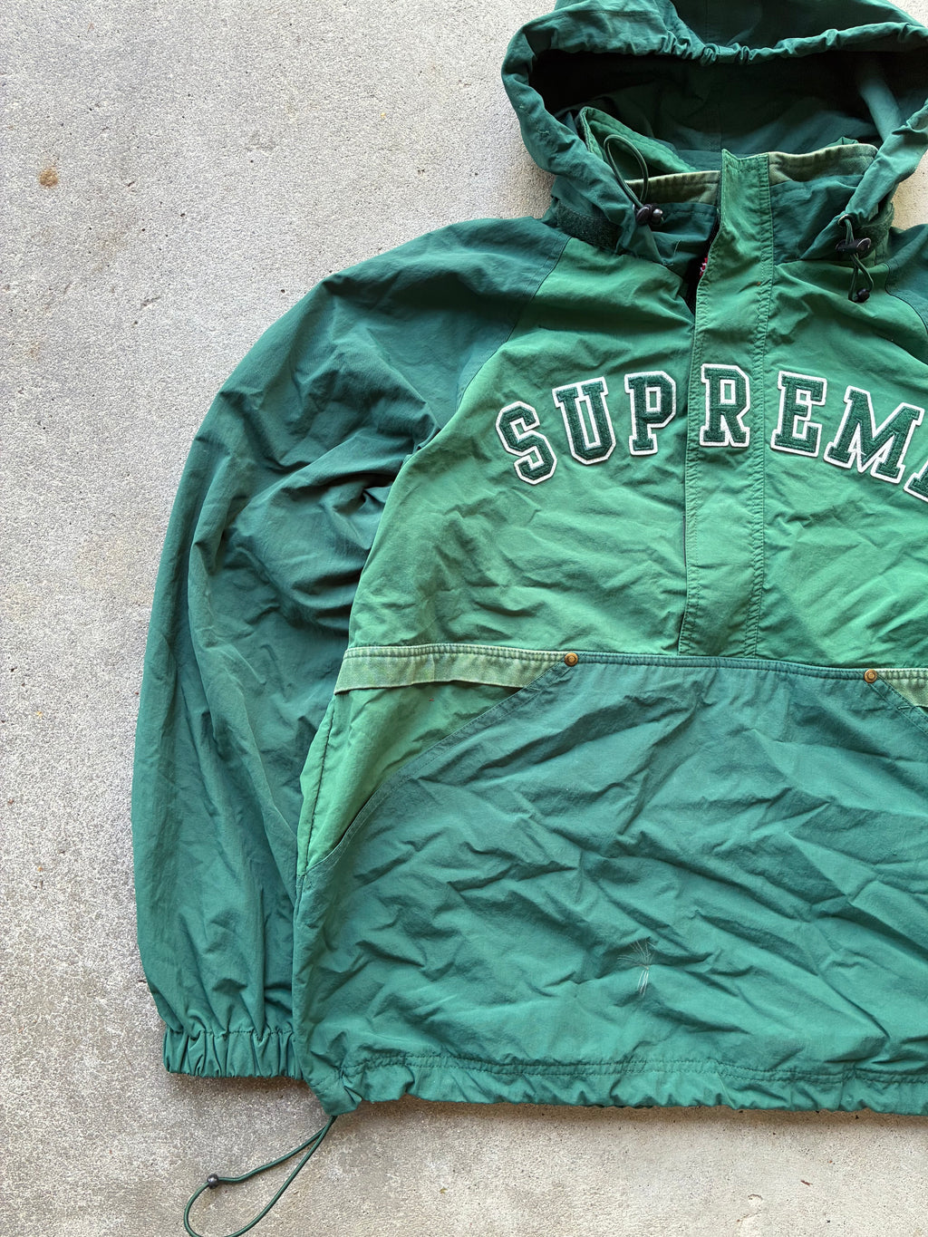 Supreme “COURT HALF ZIP PULLOVER SS18” Jakke (M)