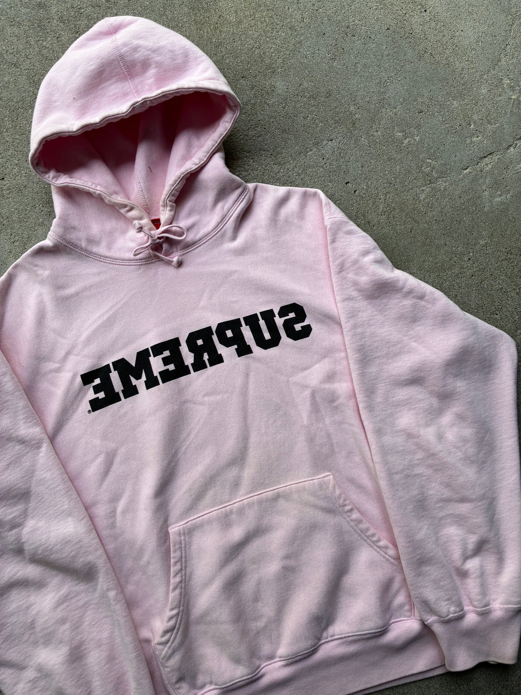 Supreme “REVERSE LOGO” Hooded Hoodie (M)