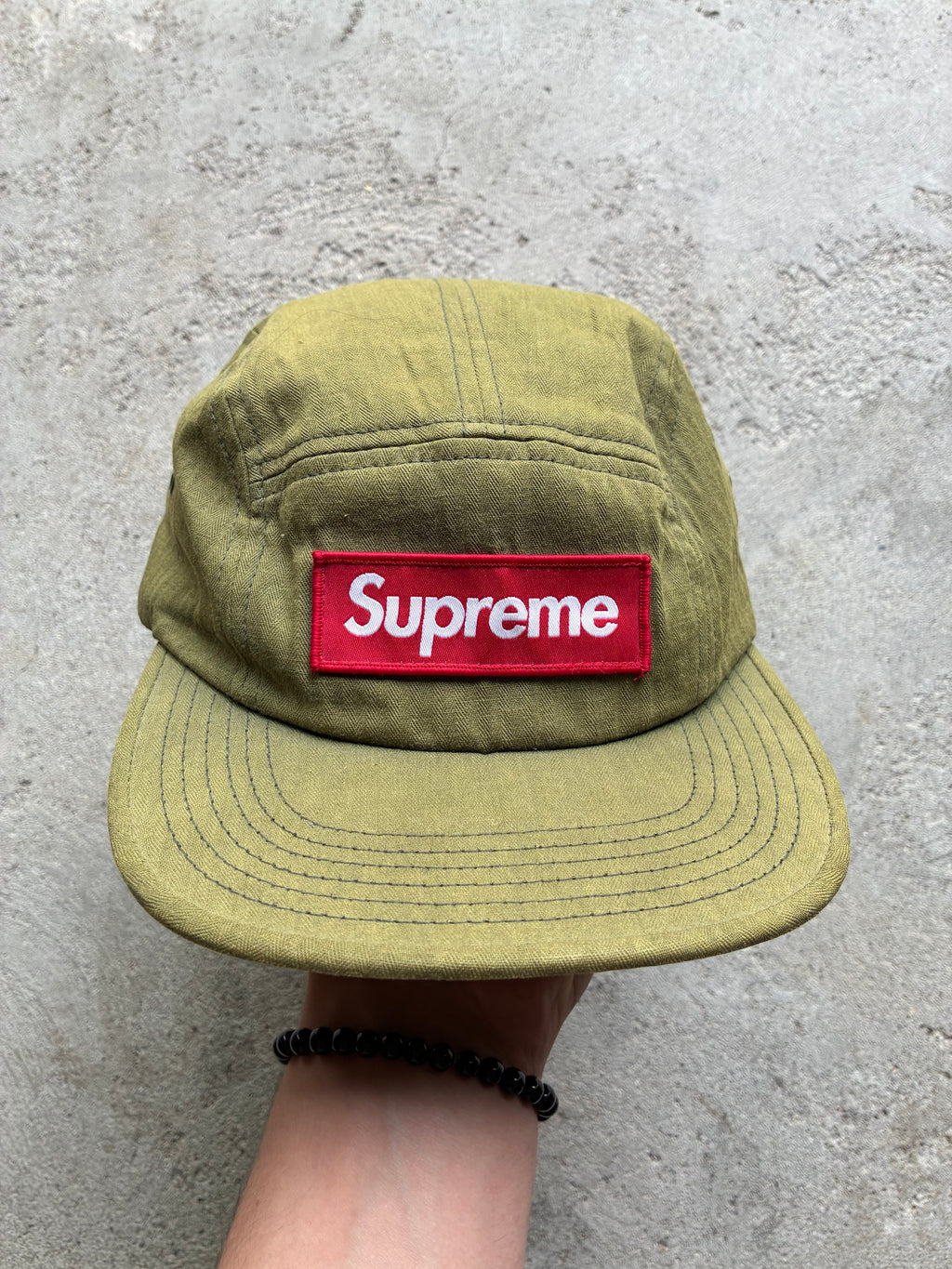 Supreme “GREEN” Camp Cap (Adjustable)