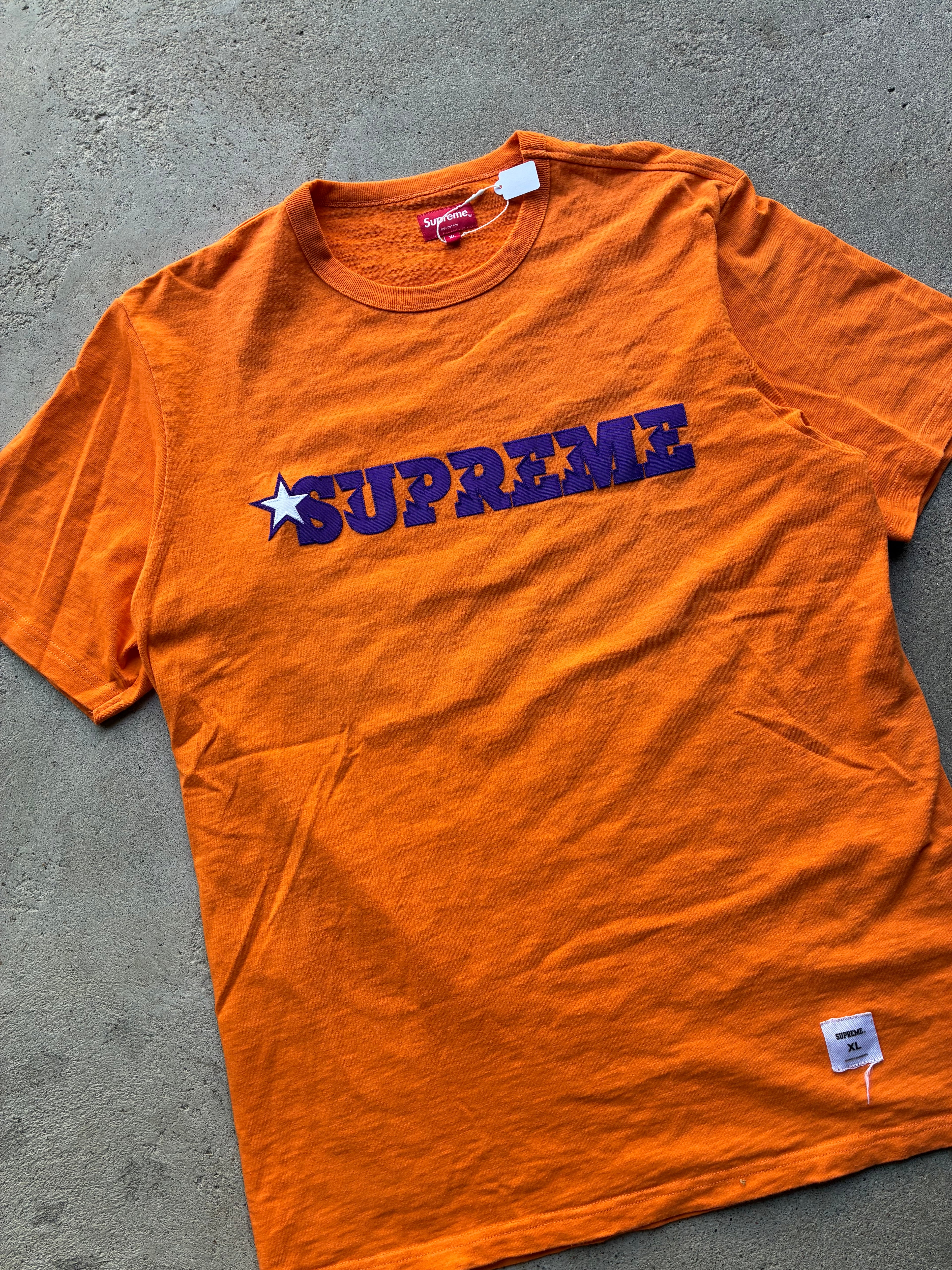Supreme “STAR LOGO S/S” Tee (XL)