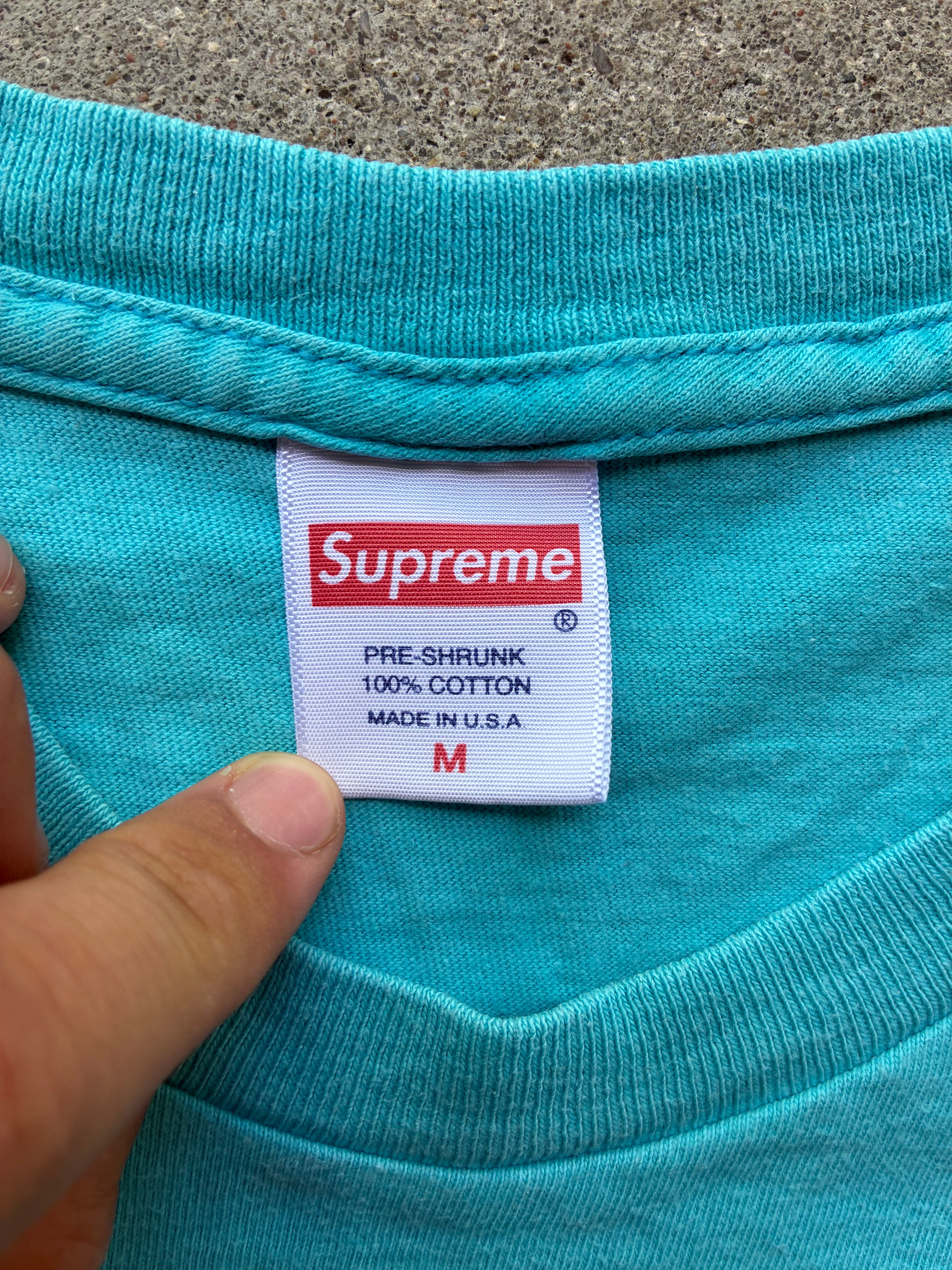 Supreme “THRASHER BOYFRIEND” tee (M)