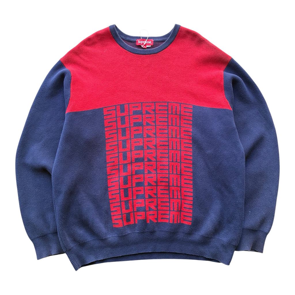 Supreme “REPEAT LOGO” Sweater (XL)