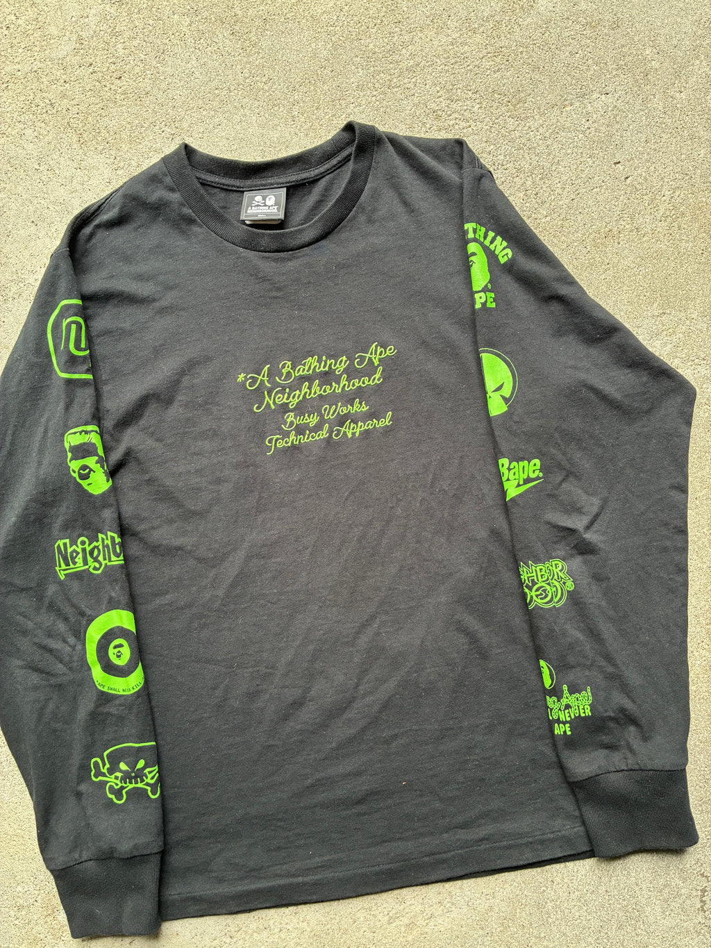 Bape x Neighborhood Long Sleeve (S)