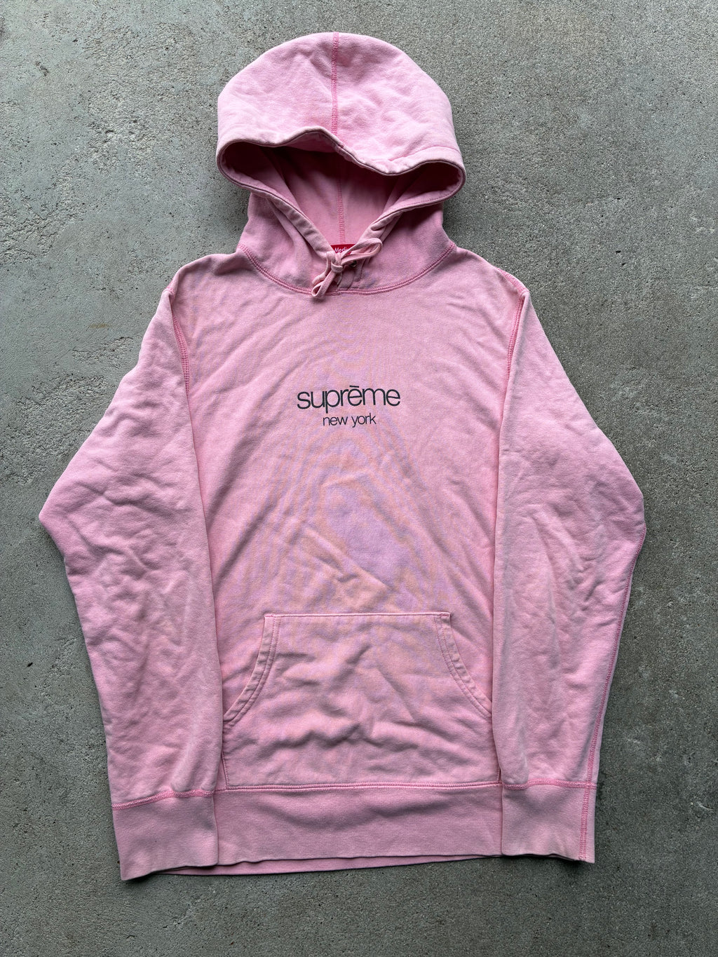 Supreme “PINK NEW YORK” Hoodie (M)