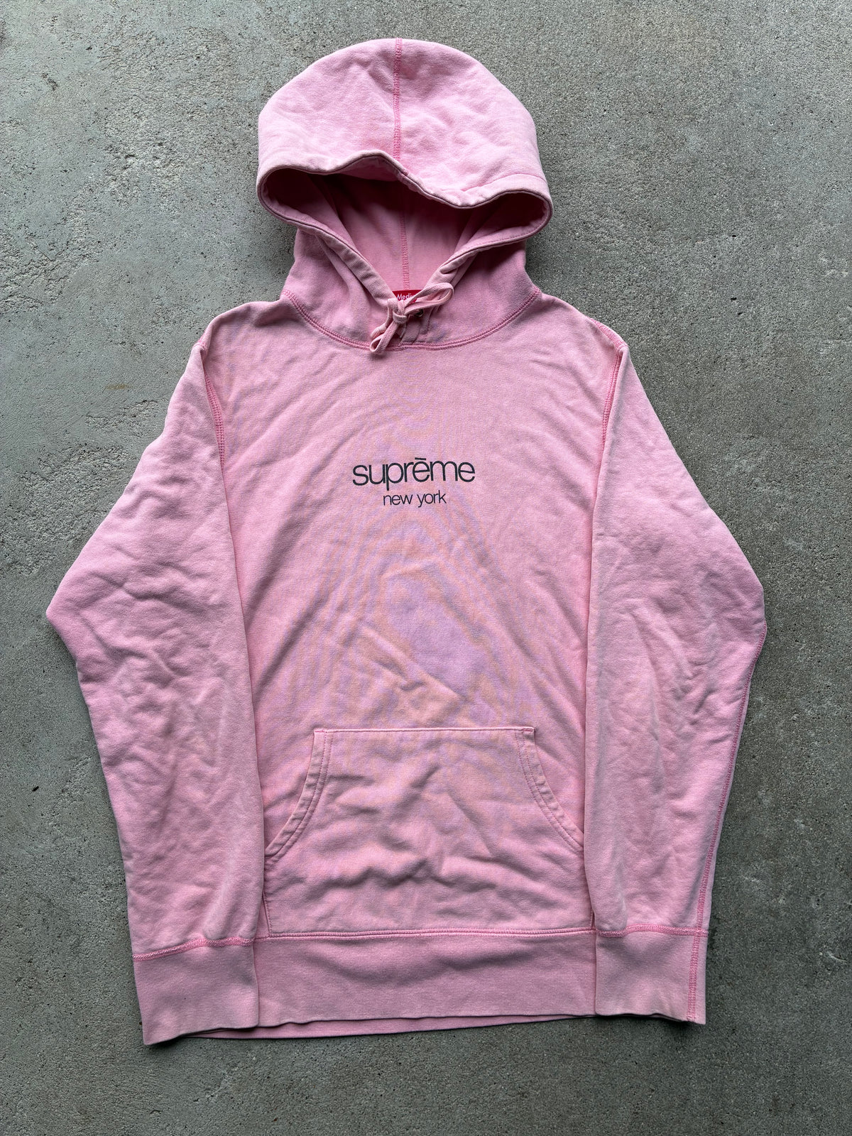 Supreme “PINK NEW YORK” Hoodie (M)