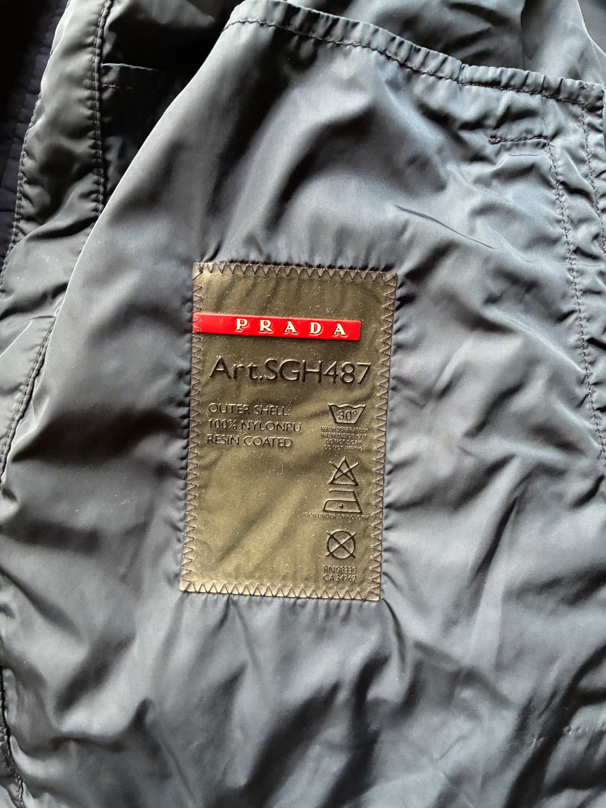 Vintage Prada bomber jacket (M)