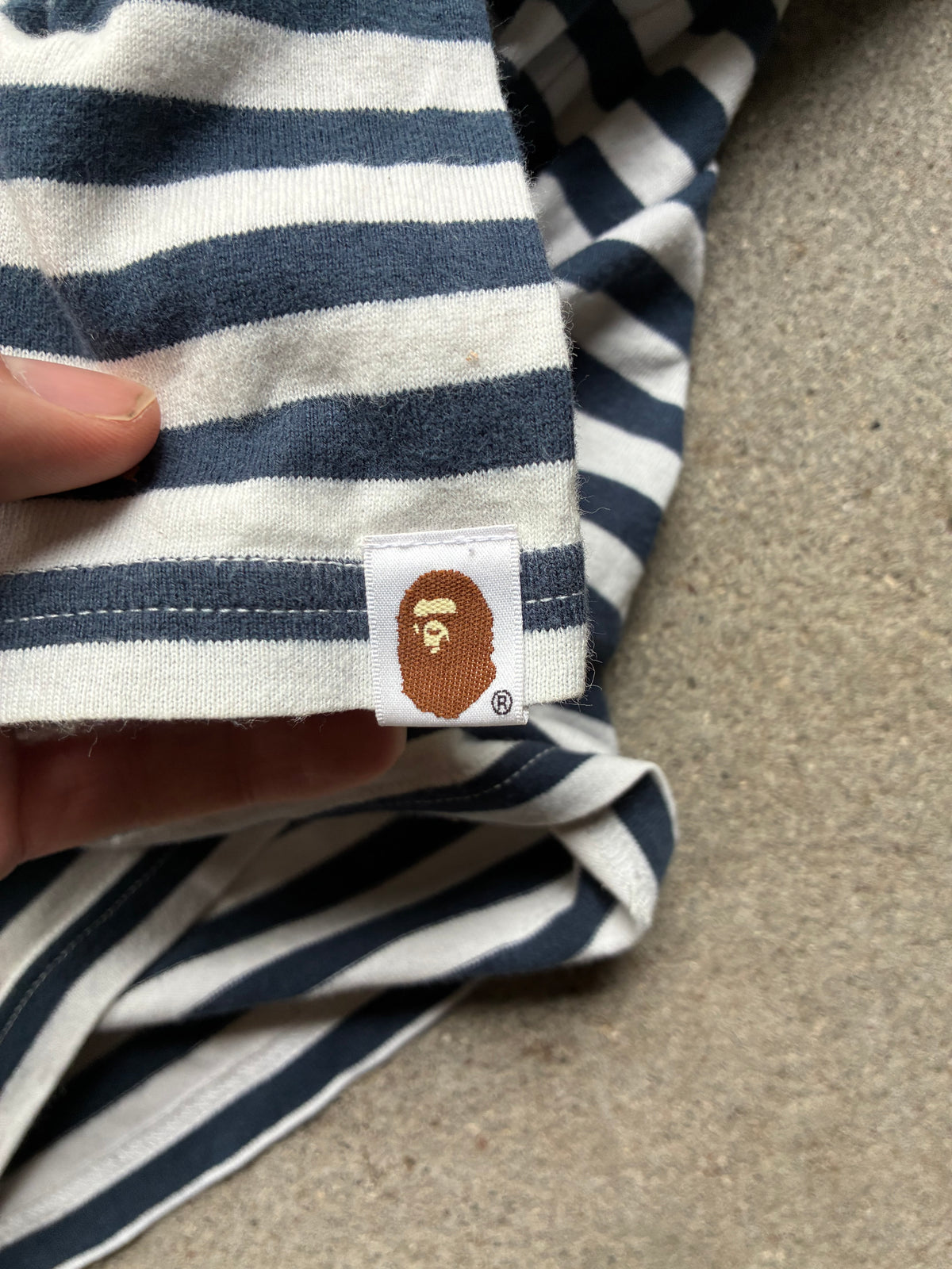 Stribet Bape Long sleeve (S)