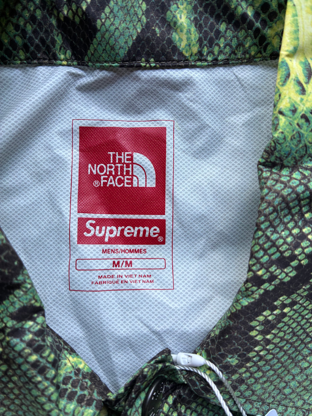 Supreme x the north face  “SNAKESKIN” jacket (M)