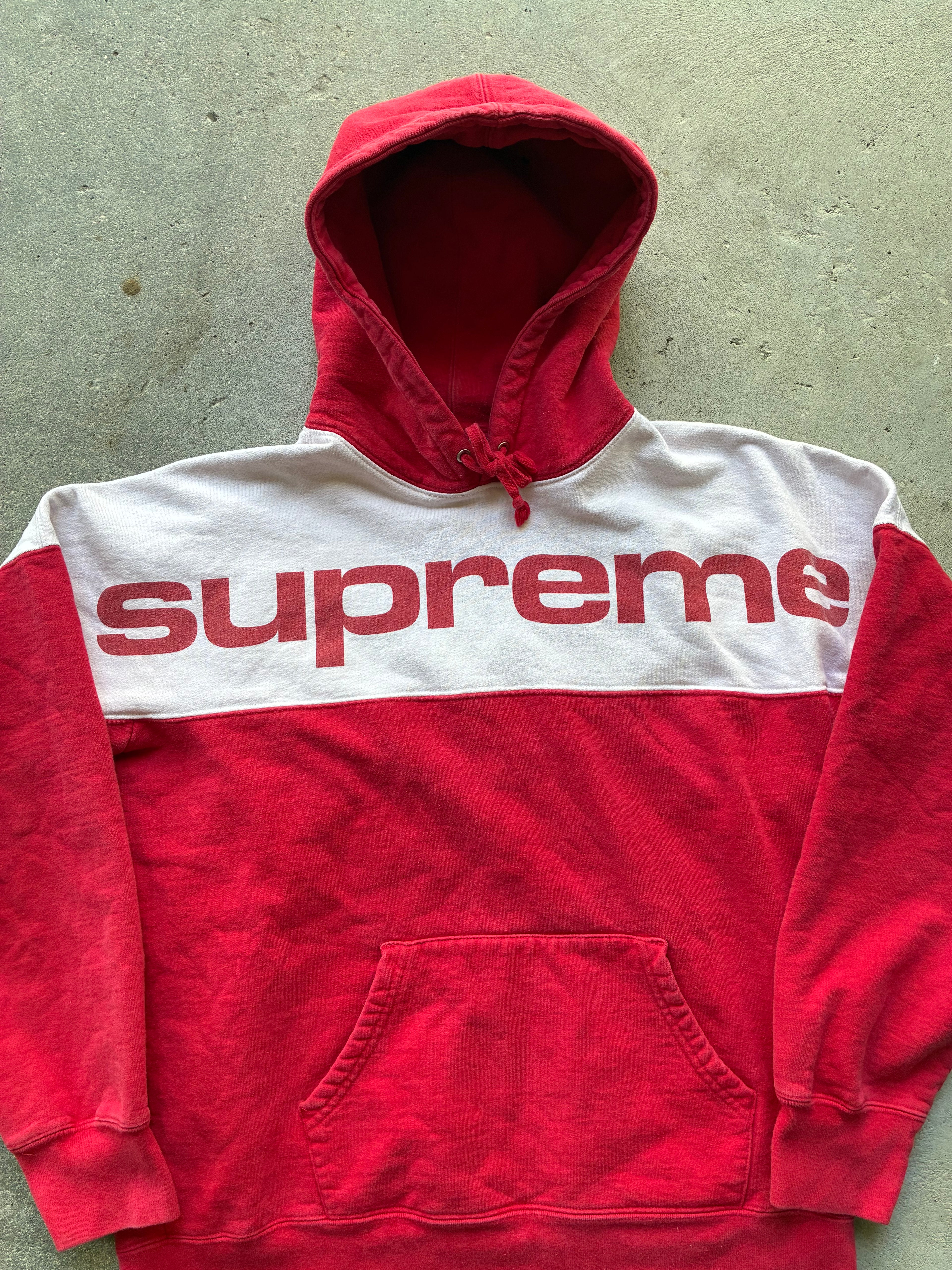 Supreme “COLOR BLOCK” Hoodie (L)