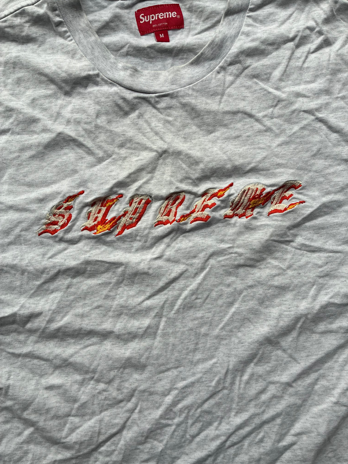 Supreme “FIRE” Tee (M)